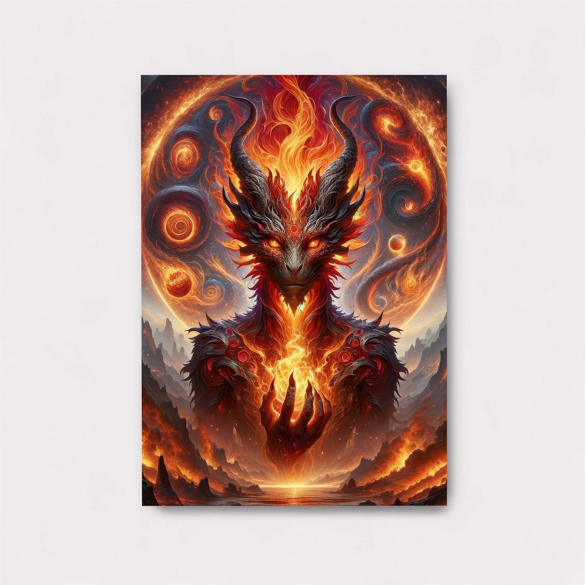 Dragon Apocalyptic Safe Wall Magnetic / M