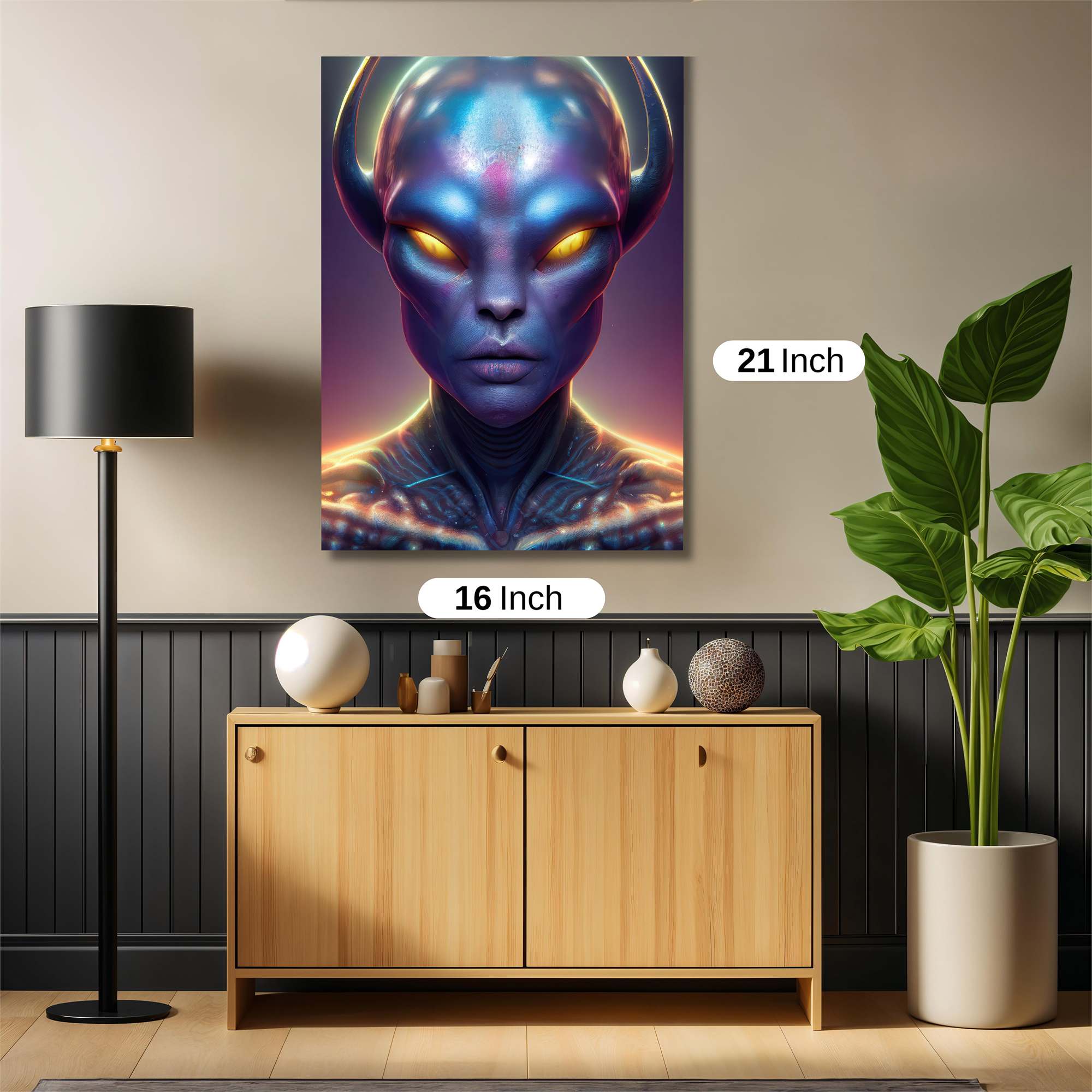 Alien Serenity Safe Wall Magnetic / M