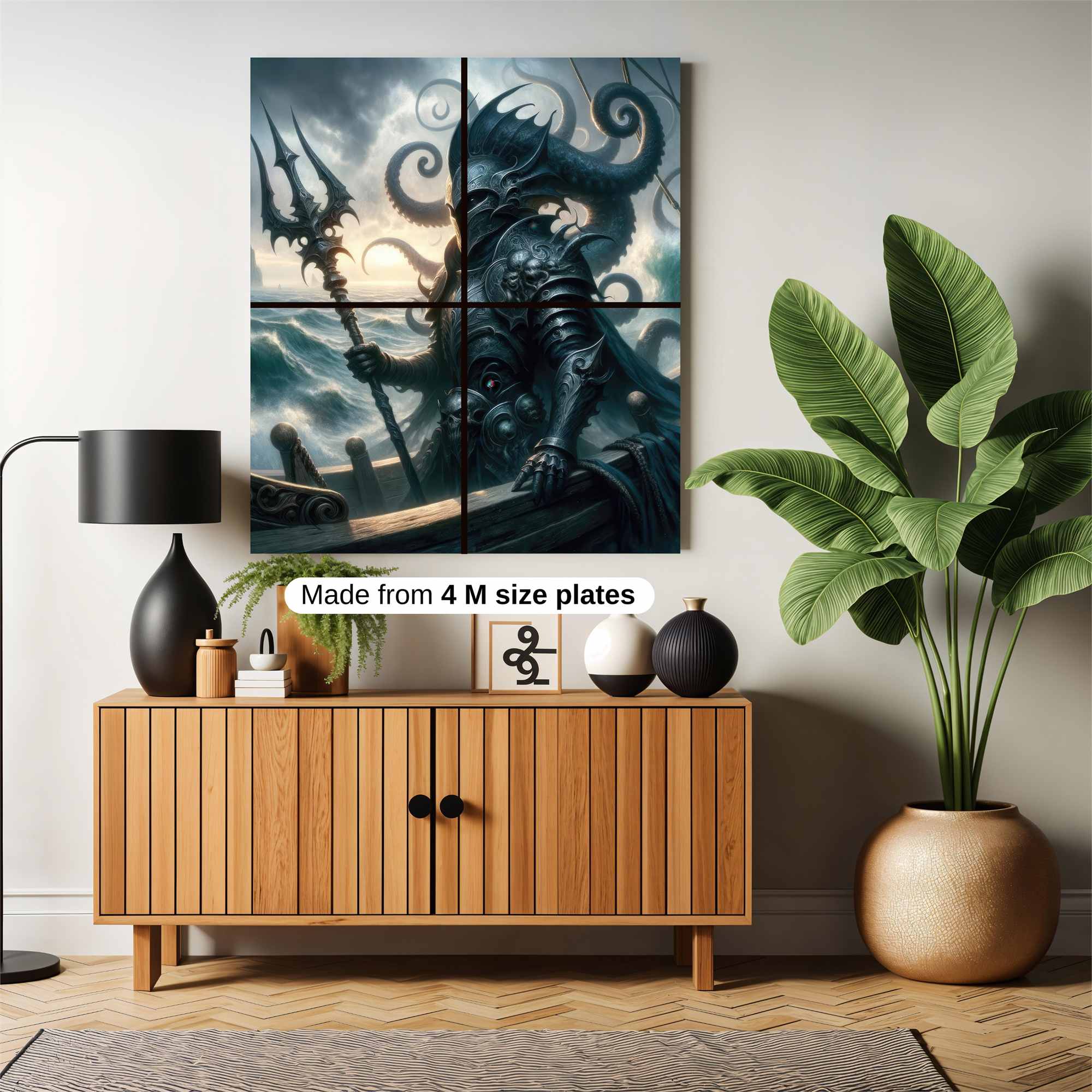 Poseidon Enraged Safe Wall Magnetic / M