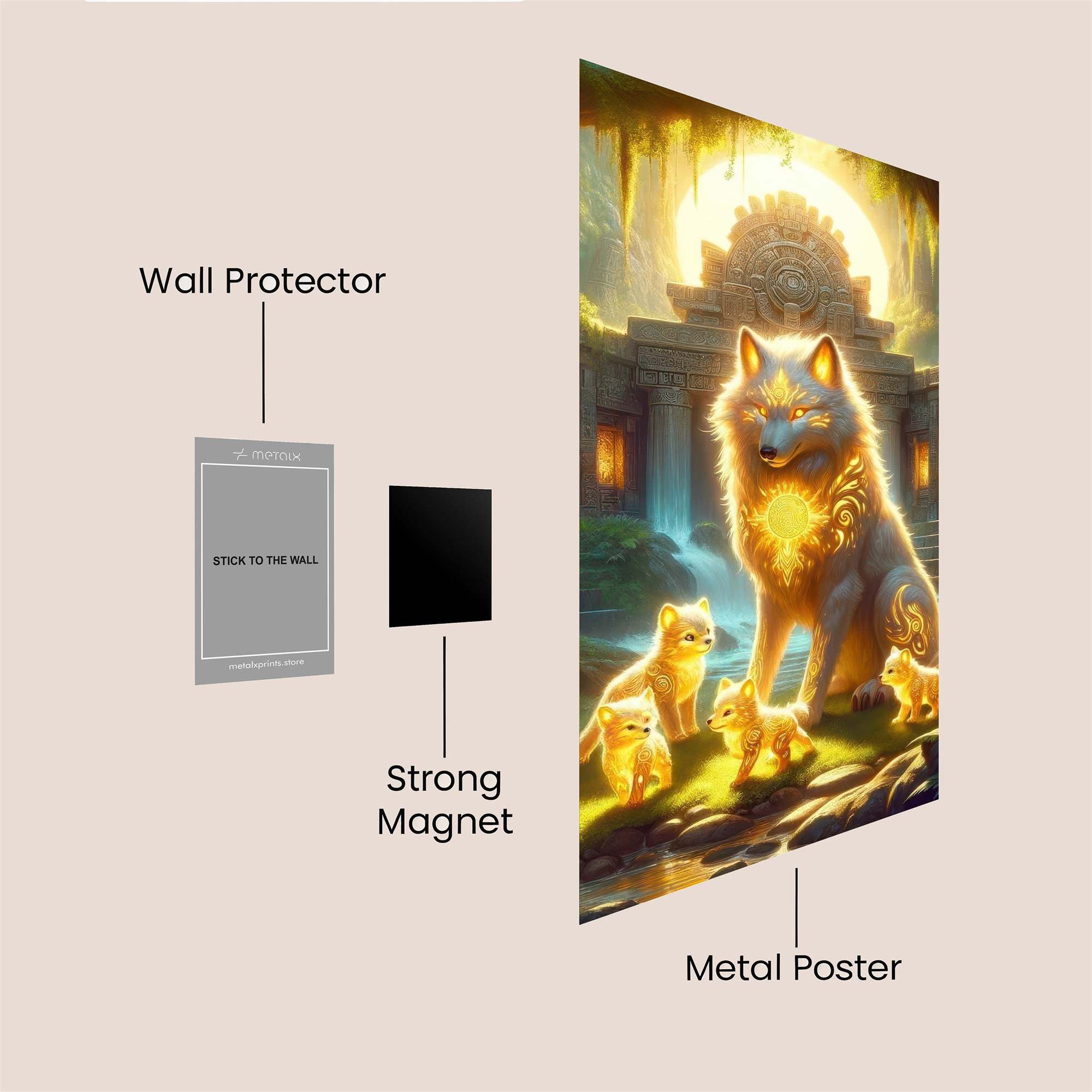 Luminous Guardians Safe Wall Magnetic / M