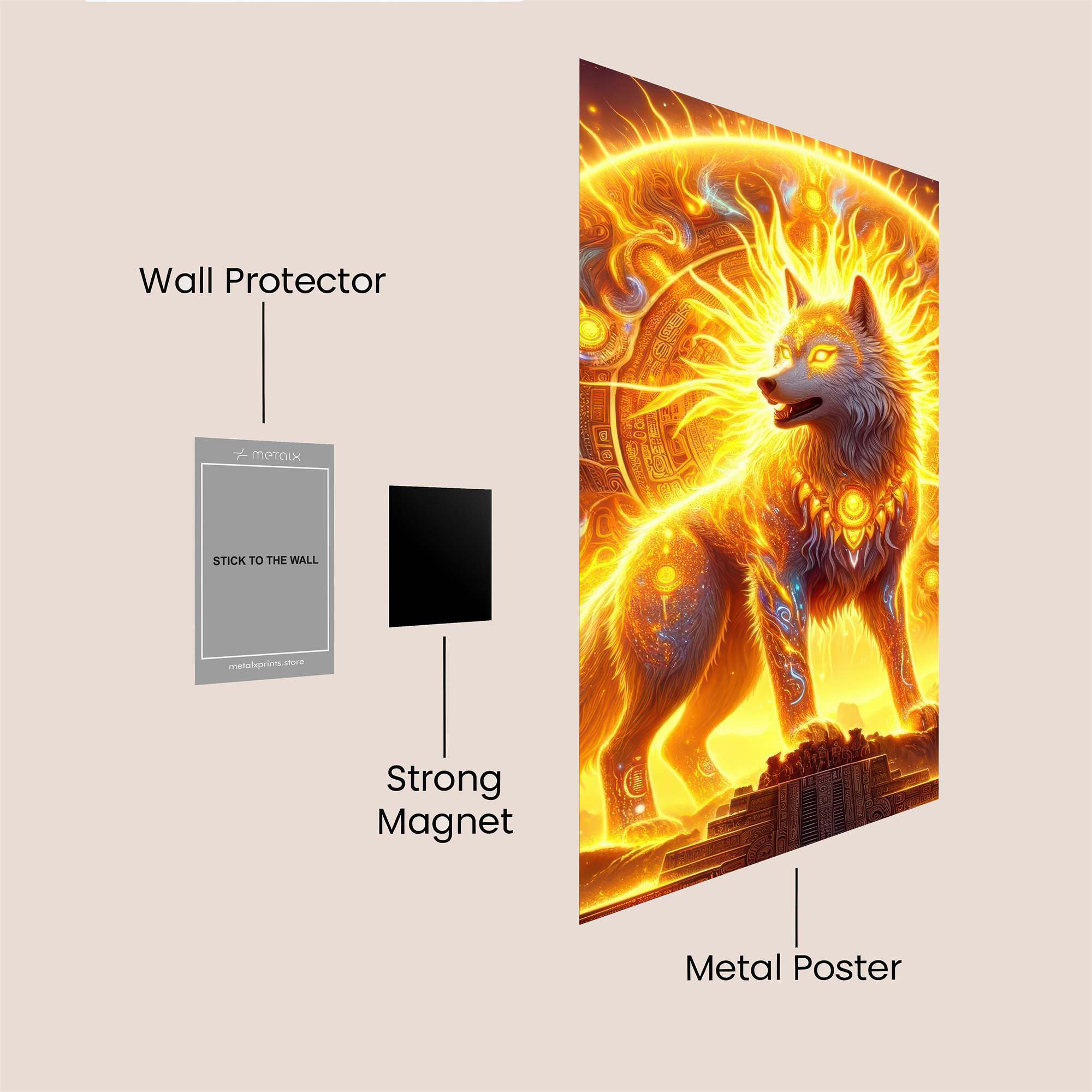 Sunwolf Radiant Safe Wall Magnetic / M