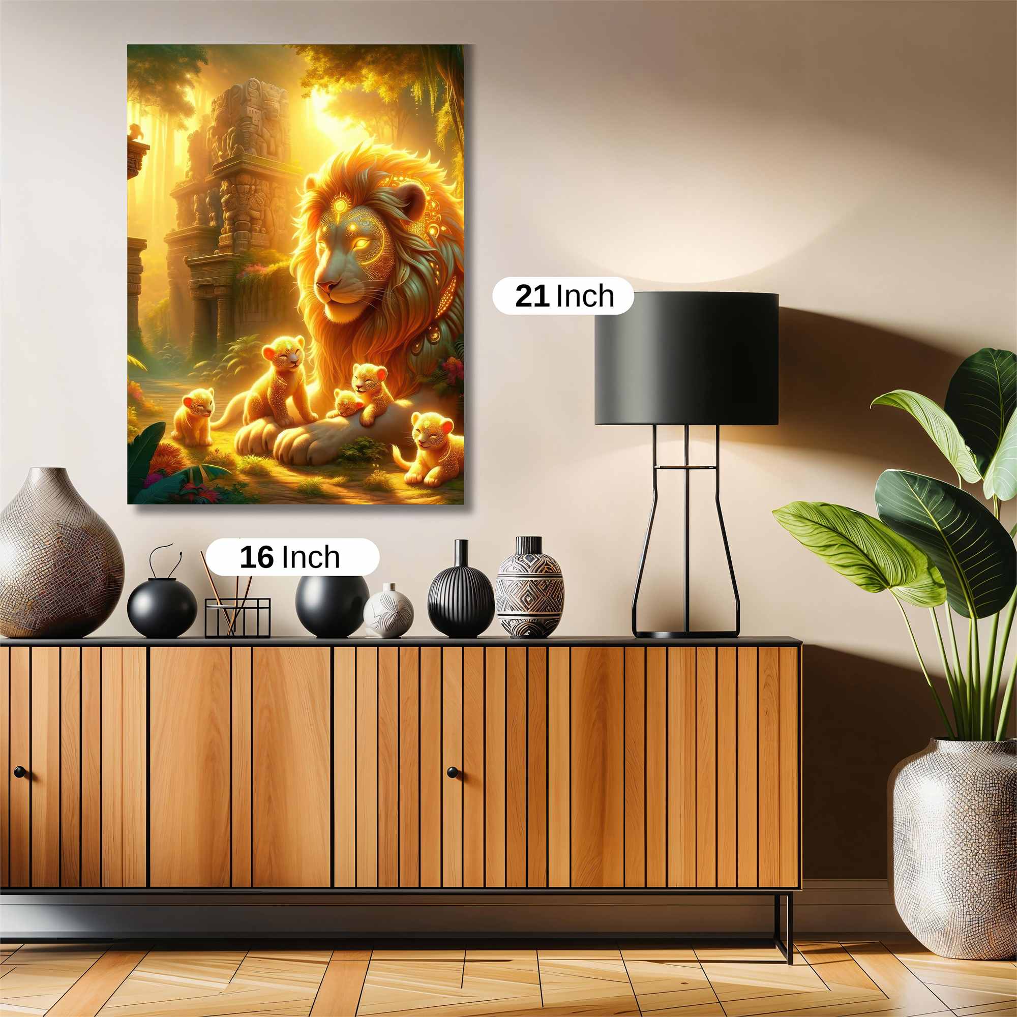 Lion Serenity Safe Wall Magnetic / M