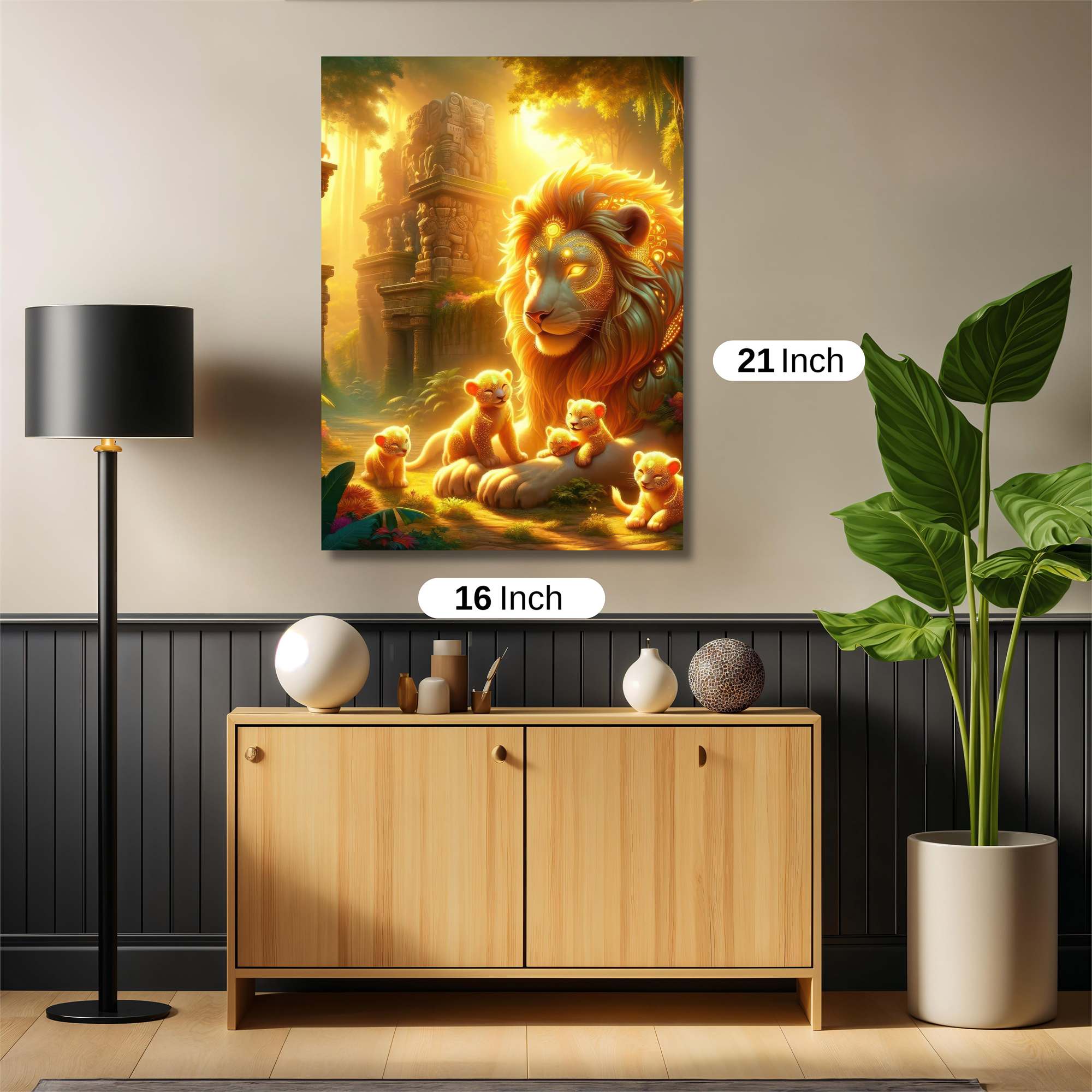 Lion Serenity Safe Wall Magnetic / M