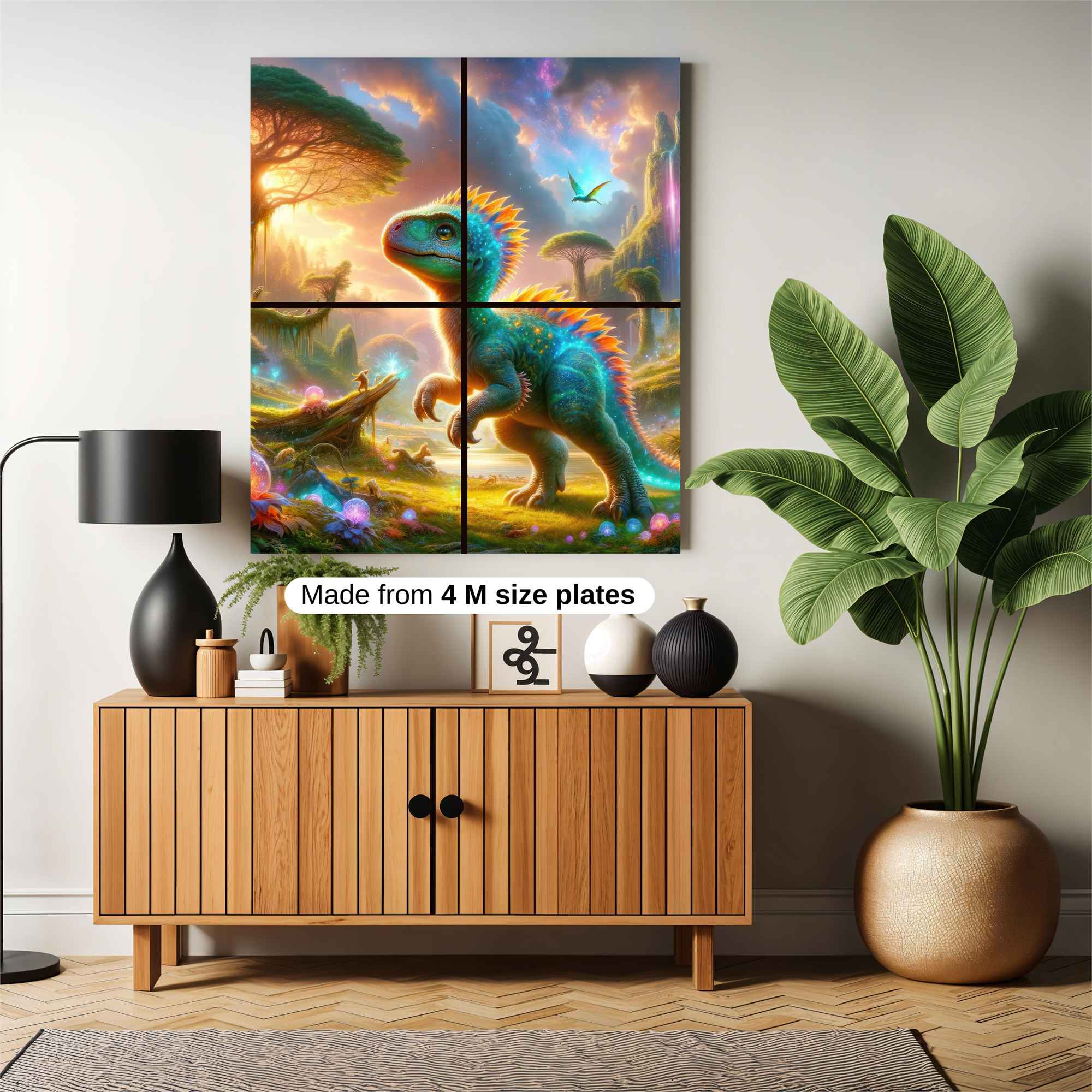 Dilophosaur Dreamscape Safe Wall Magnetic / M