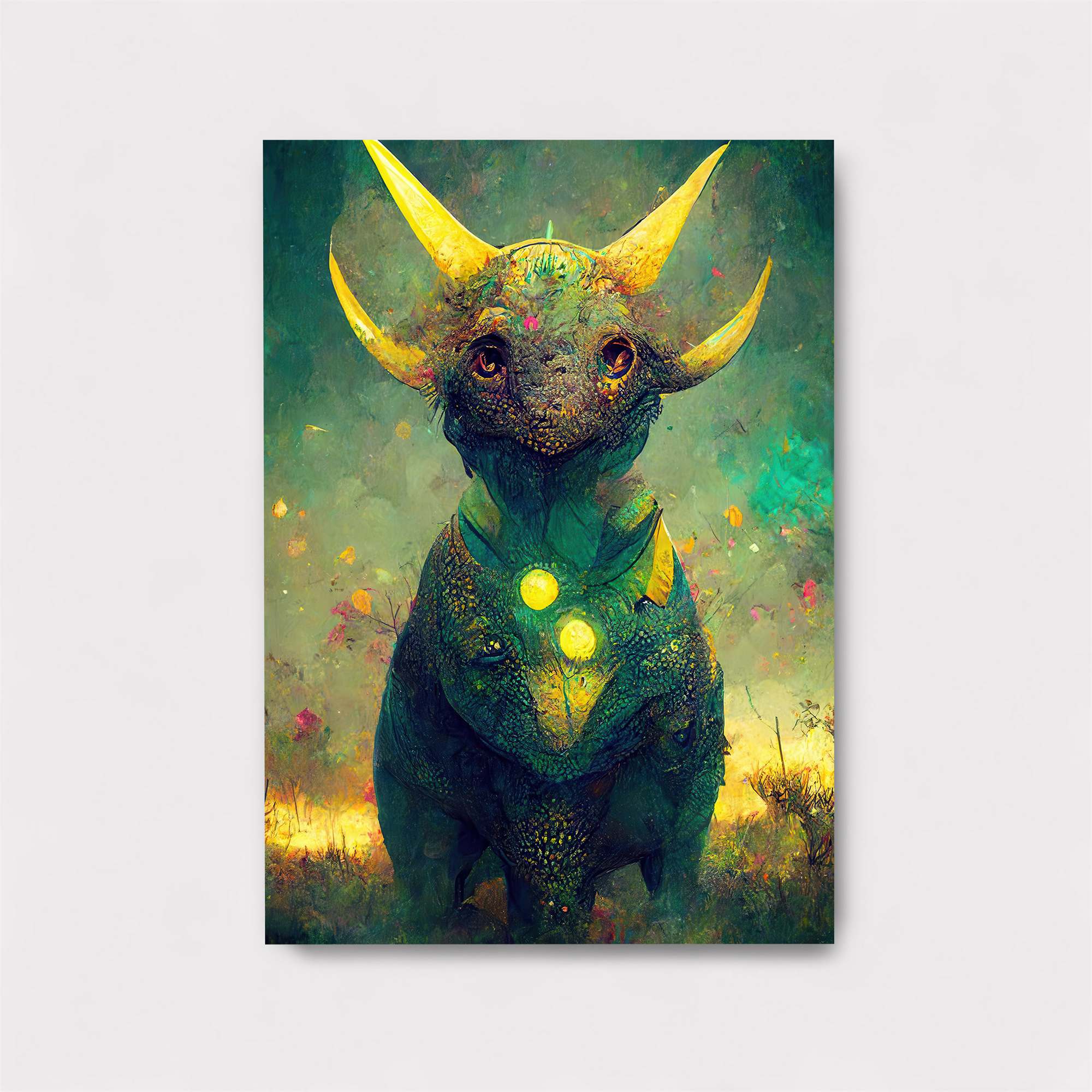Triceratops Tranquil Safe Wall Magnetic / M