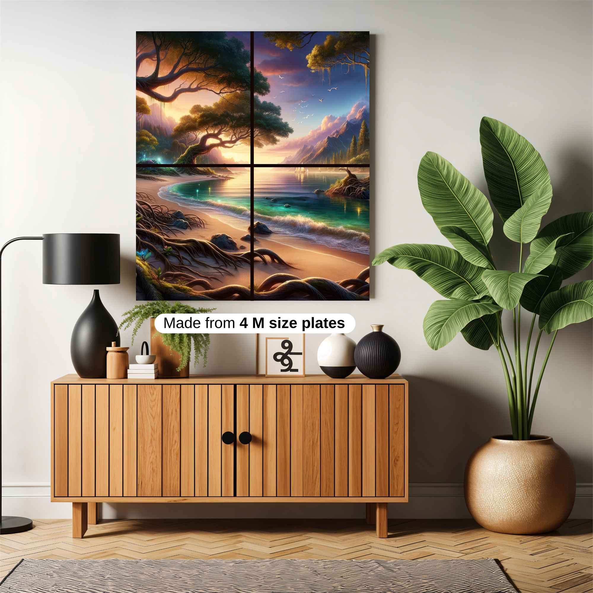 Sunset Serenity Safe Wall Magnetic / M