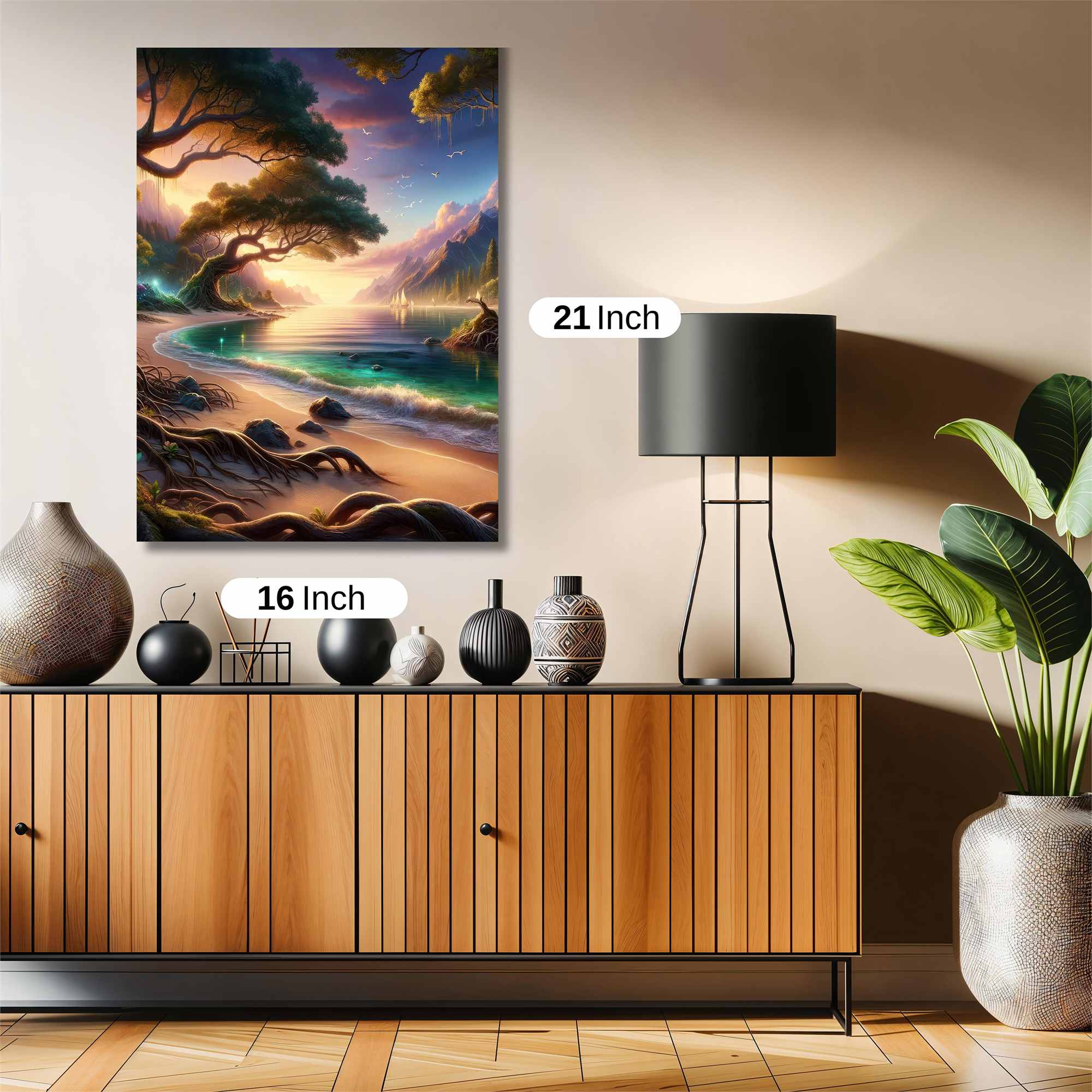 Sunset Serenity Safe Wall Magnetic / M