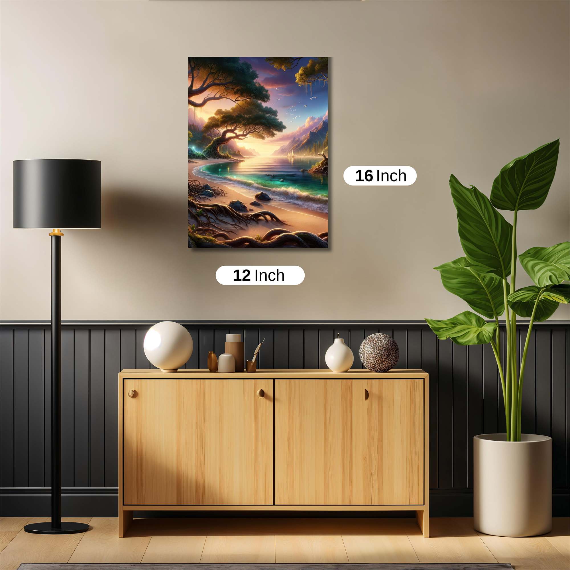Sunset Serenity Safe Wall Magnetic / M