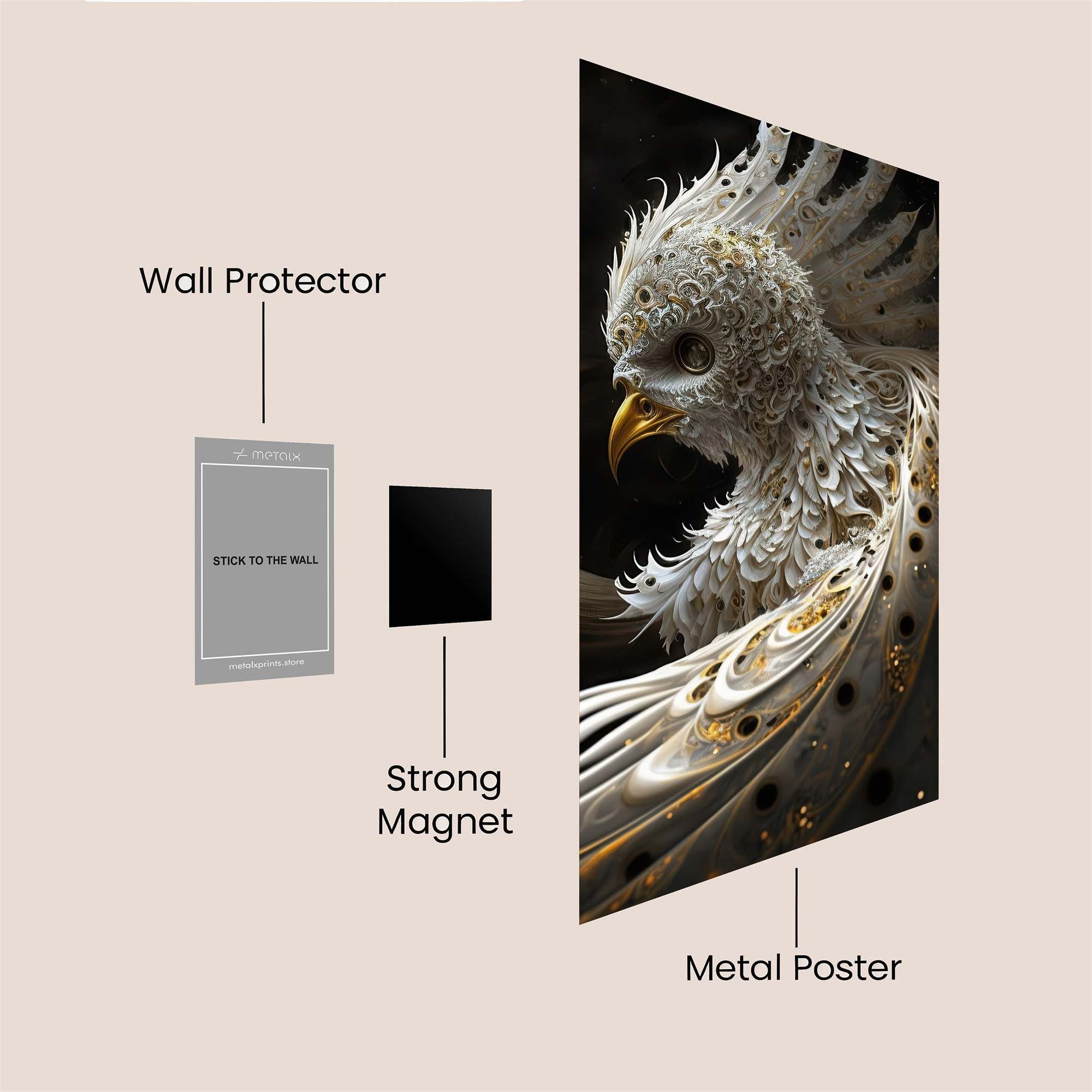 Phoenix Enigma Safe Wall Magnetic / M