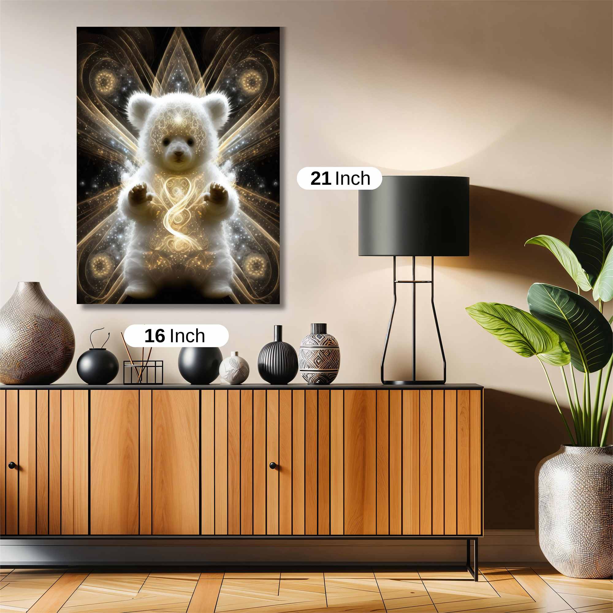 Angel Bear Safe Wall Magnetic / M
