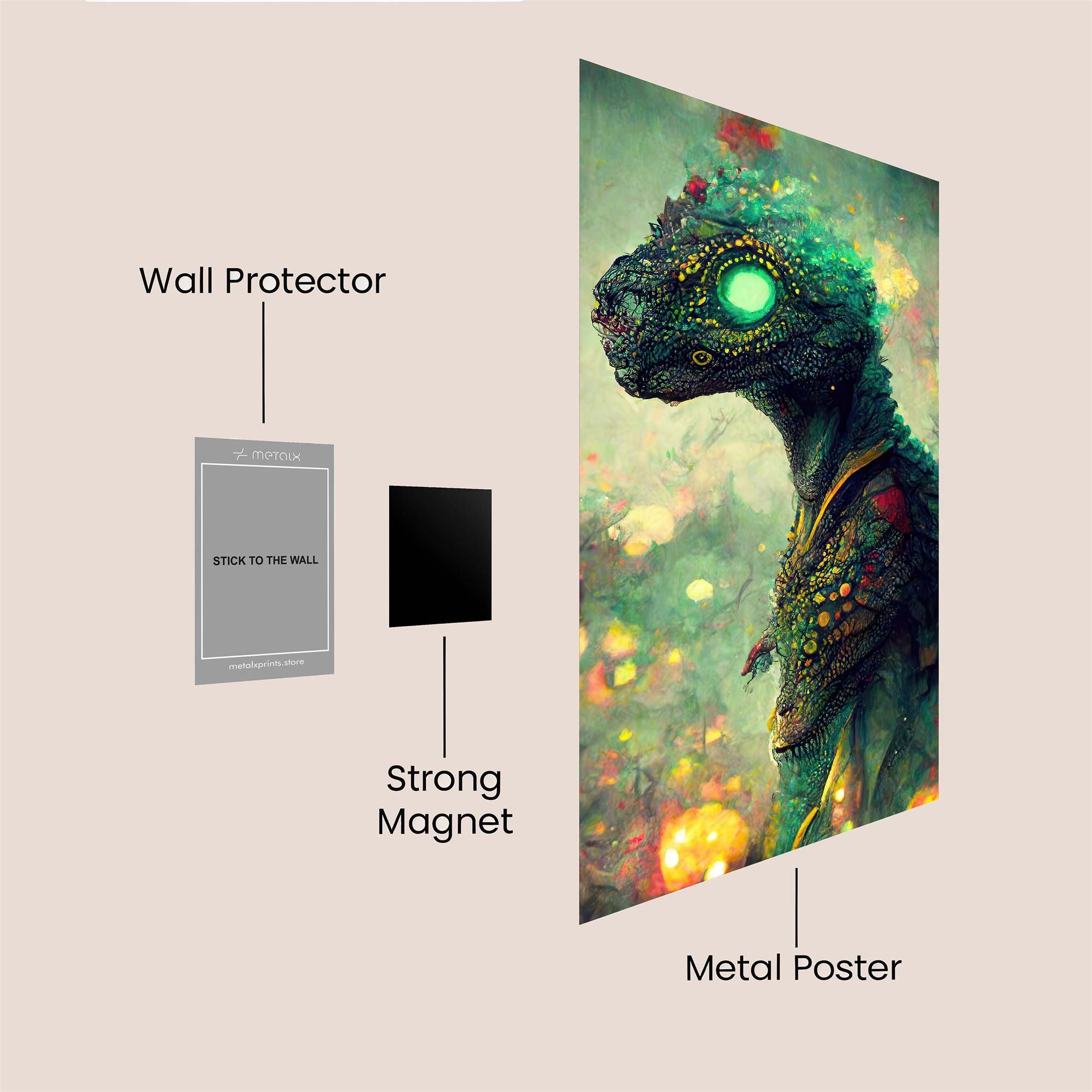Glow Wyrm Safe Wall Magnetic / M