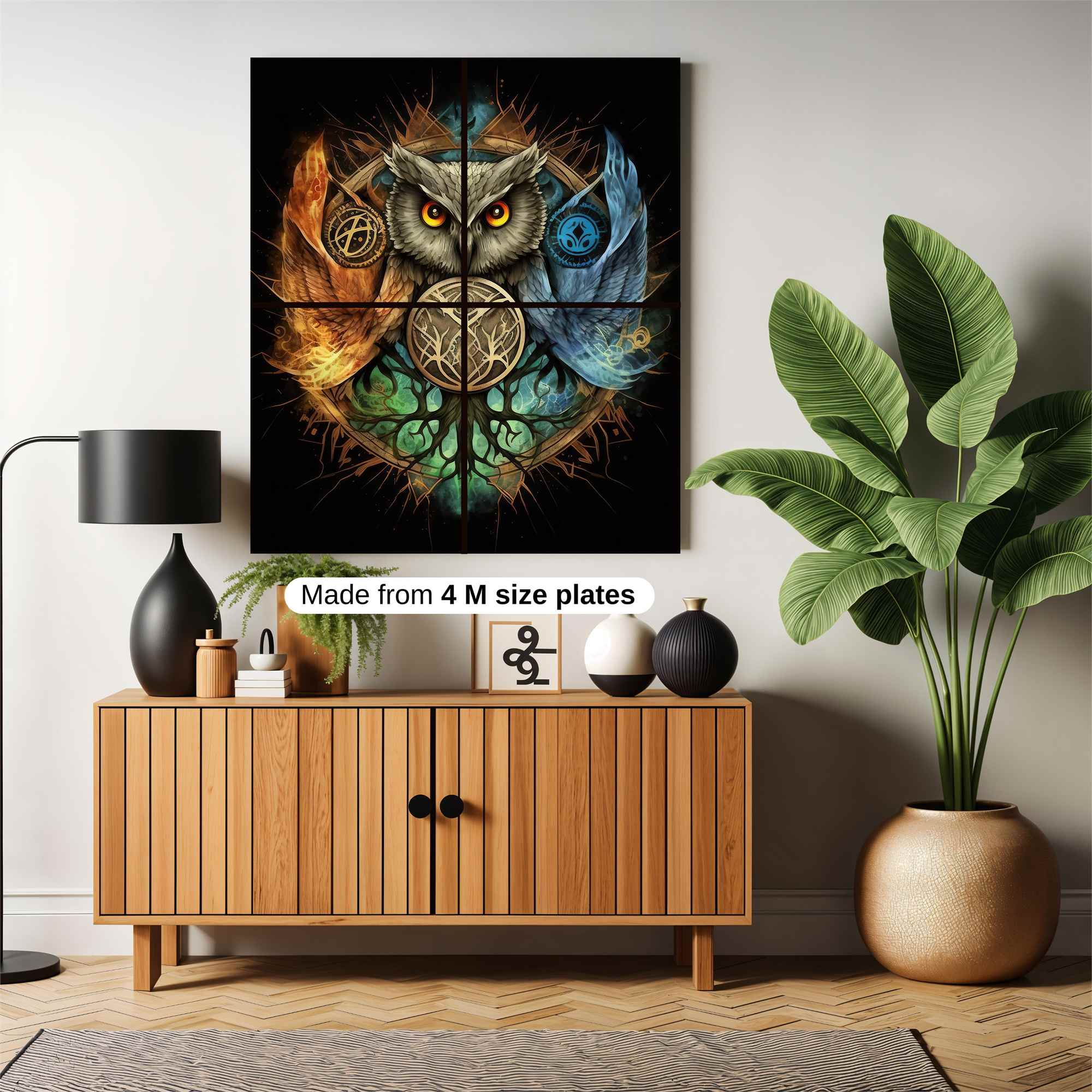 Owl Enigma Safe Wall Magnetic / M