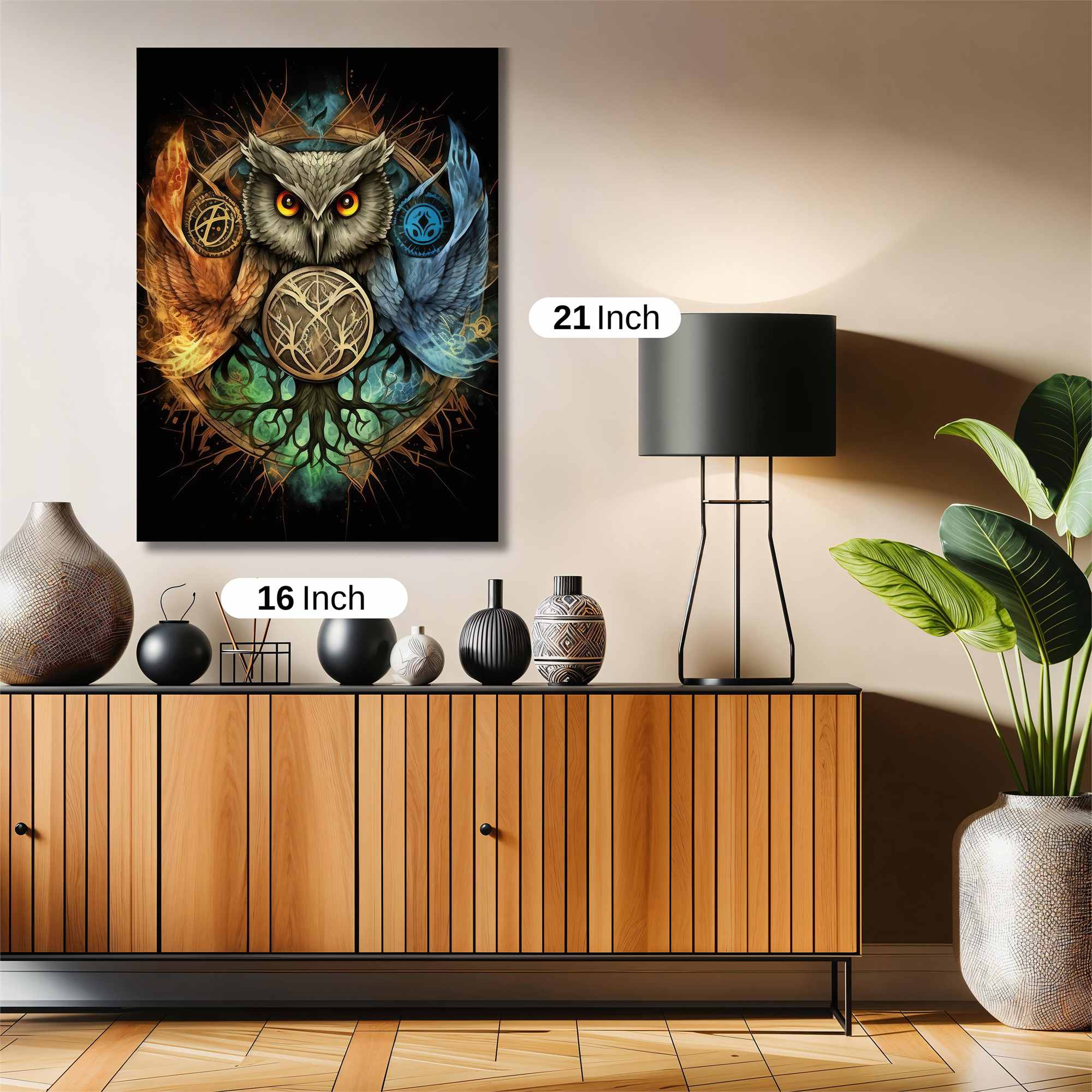 Owl Enigma Safe Wall Magnetic / M