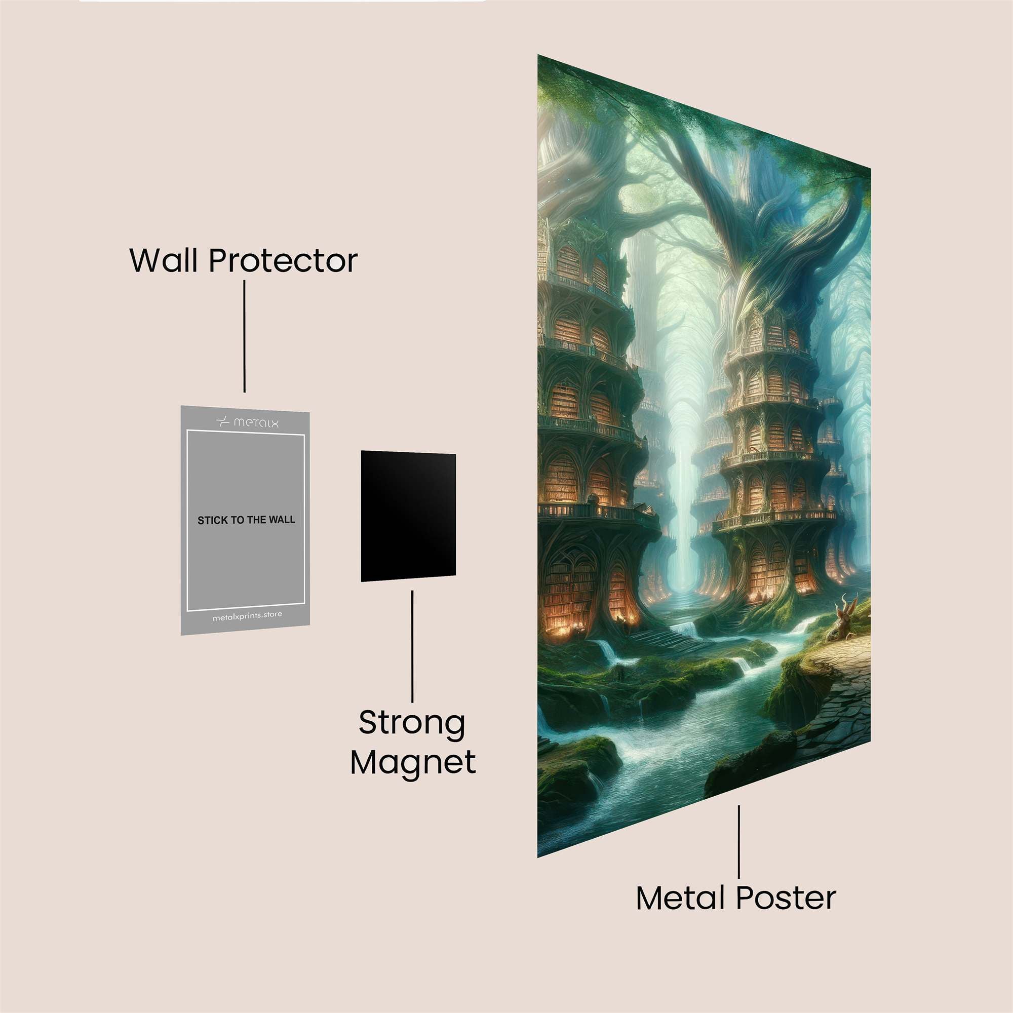 Elven Serenity Safe Wall Magnetic / M