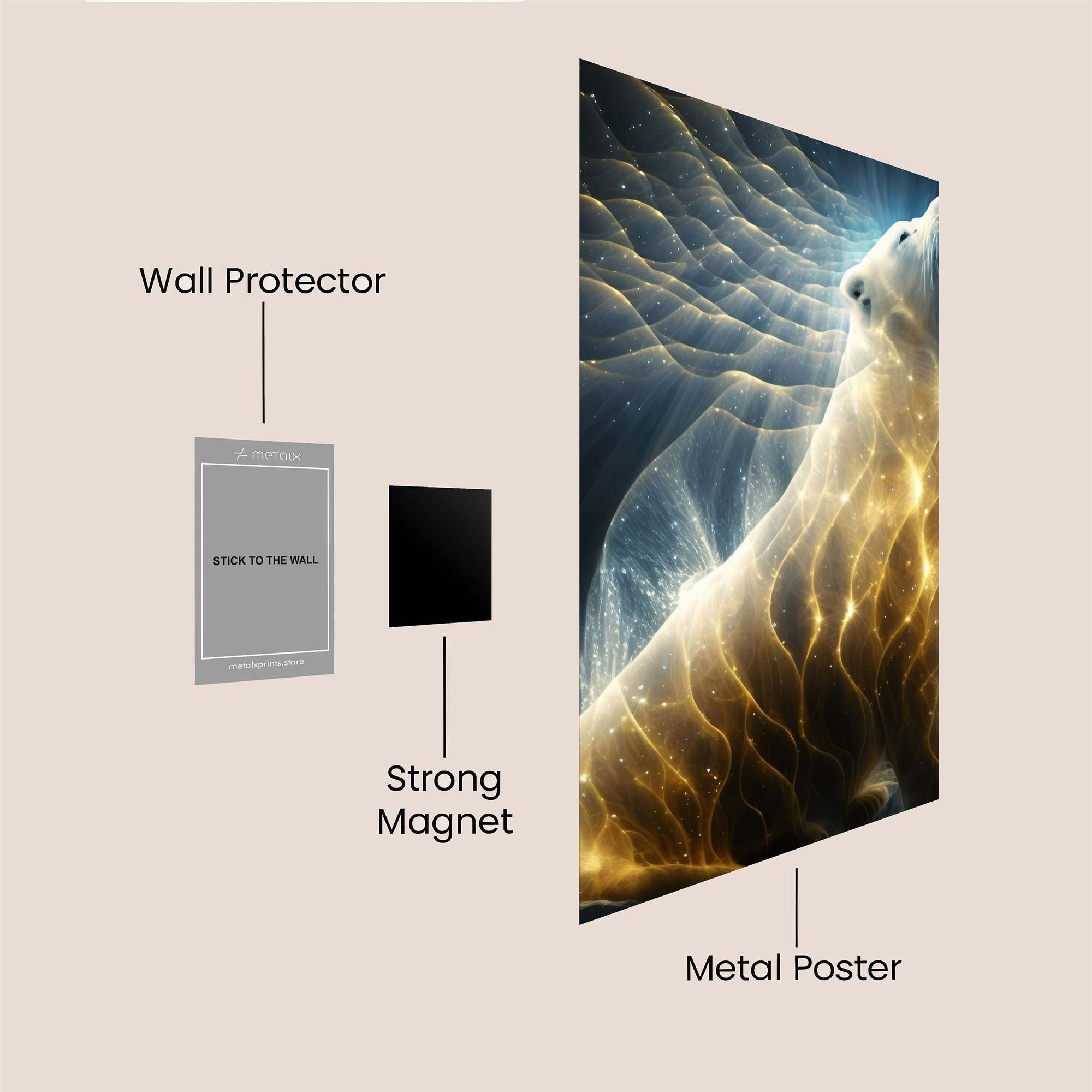 Polar Radiance Safe Wall Magnetic / M