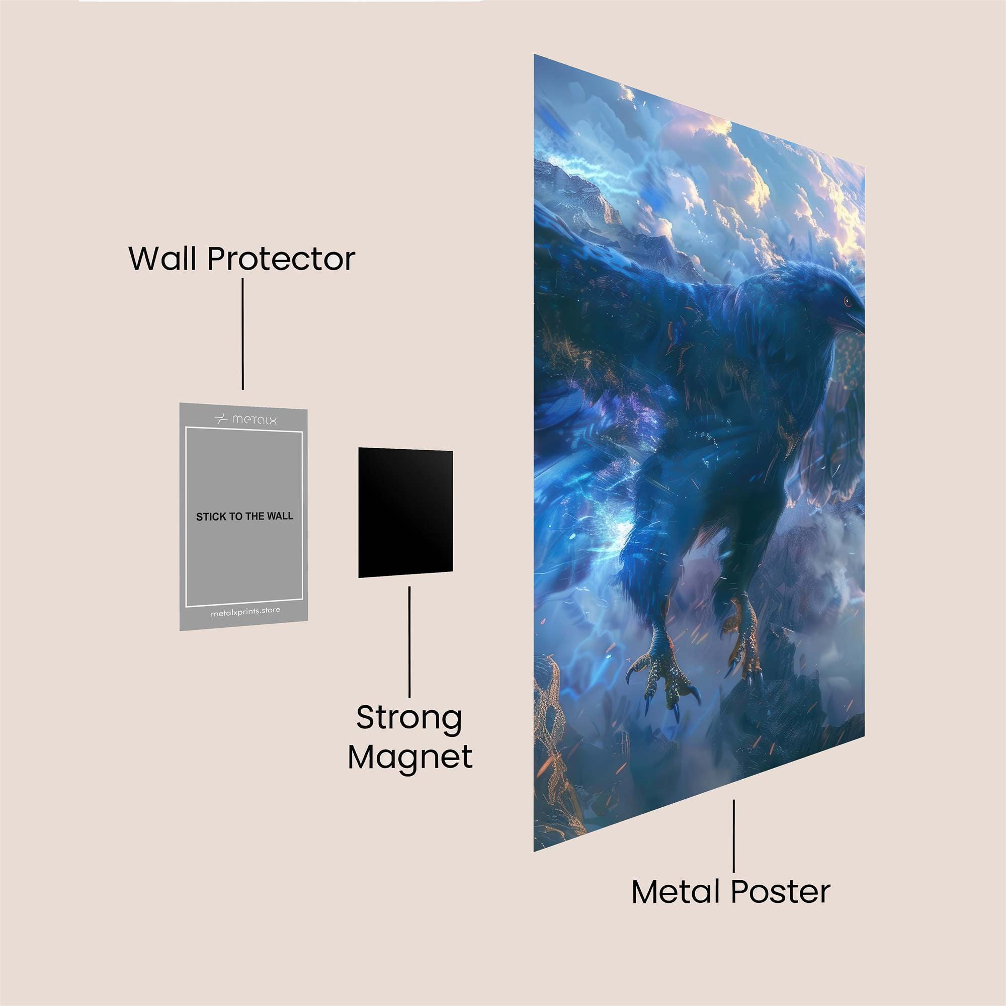 Phoenix Ascendant Safe Wall Magnetic / M