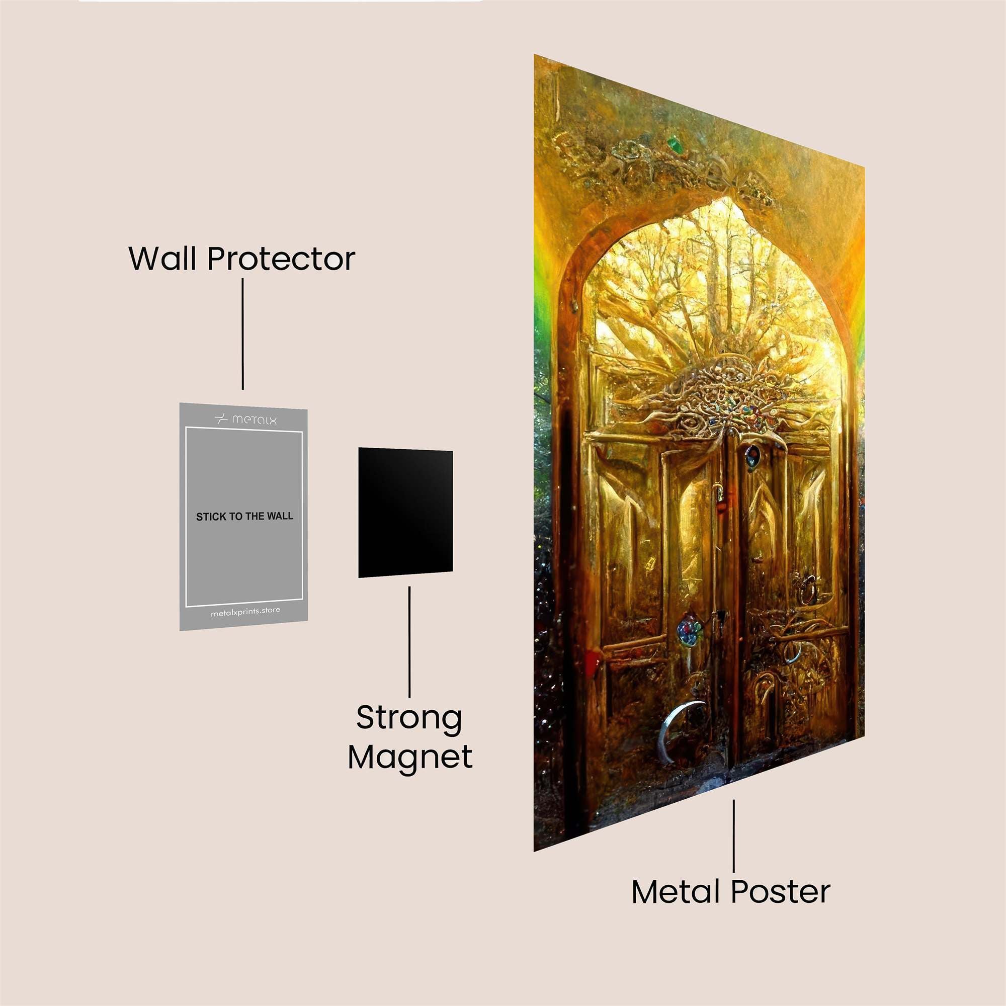 Portal Enchantment Safe Wall Magnetic / M
