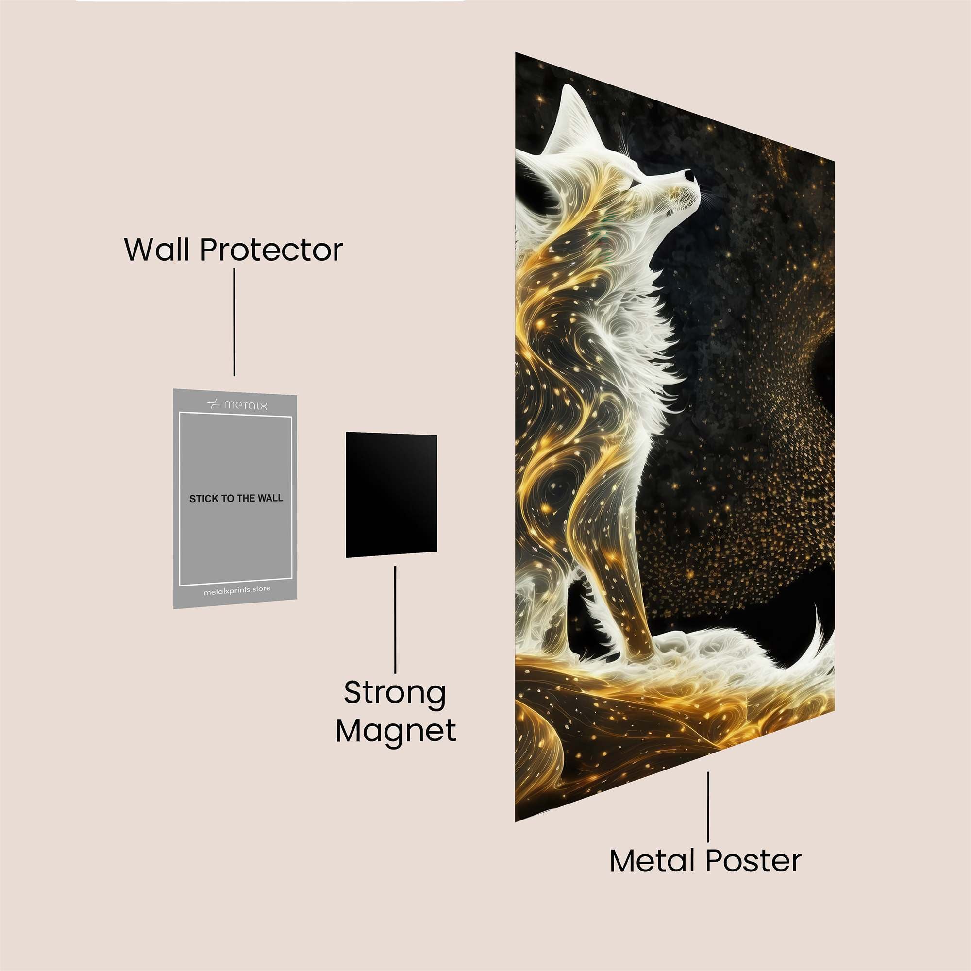 Stardust Serenity Safe Wall Magnetic / M
