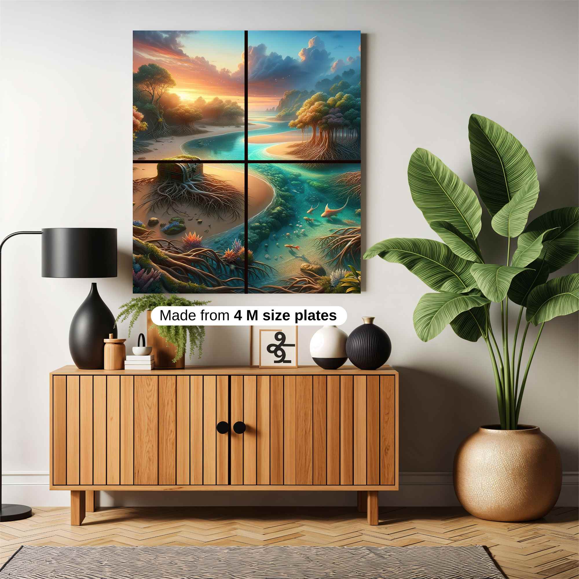Sunset Serenity Safe Wall Magnetic / M
