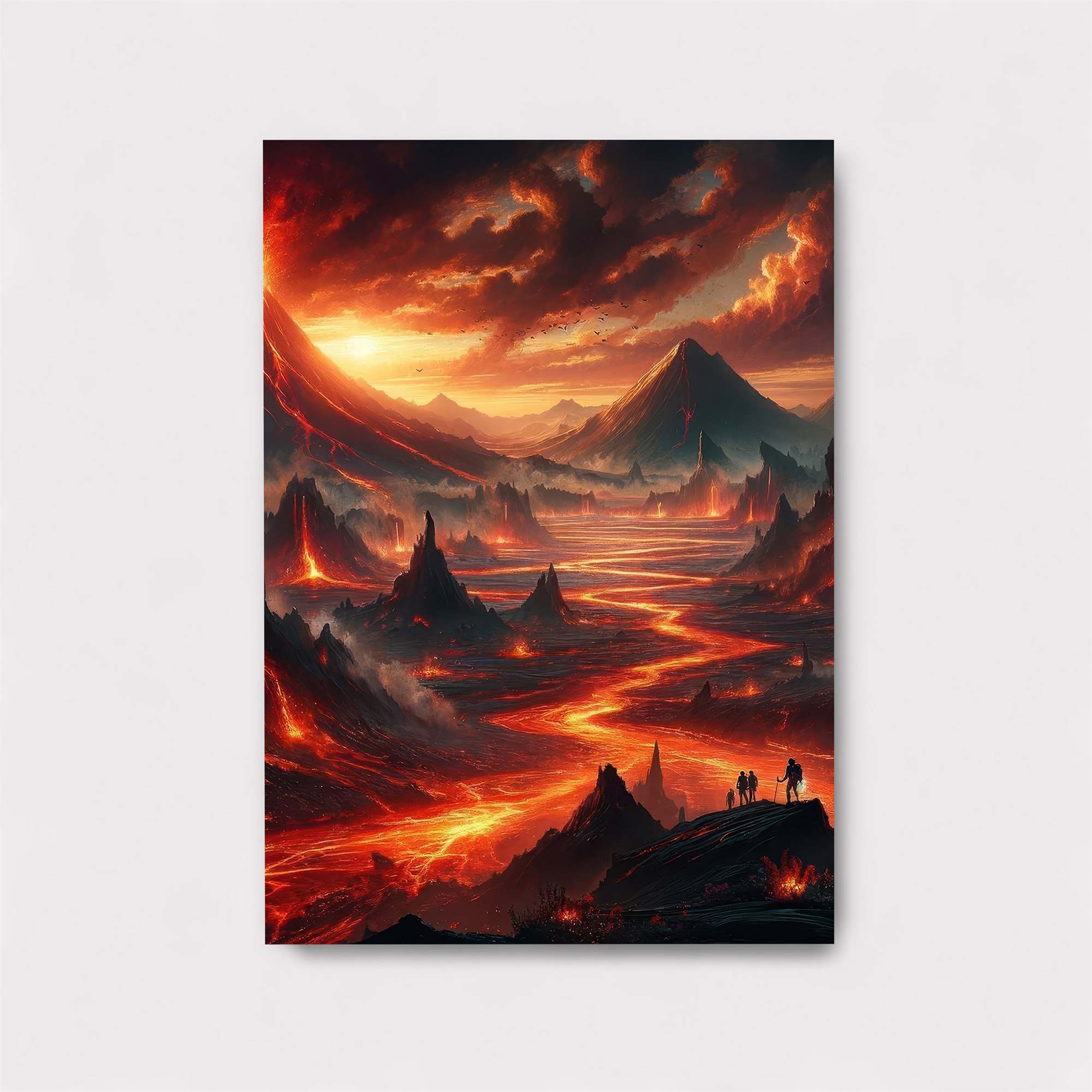 Volcano Apocalypse Safe Wall Magnetic / M