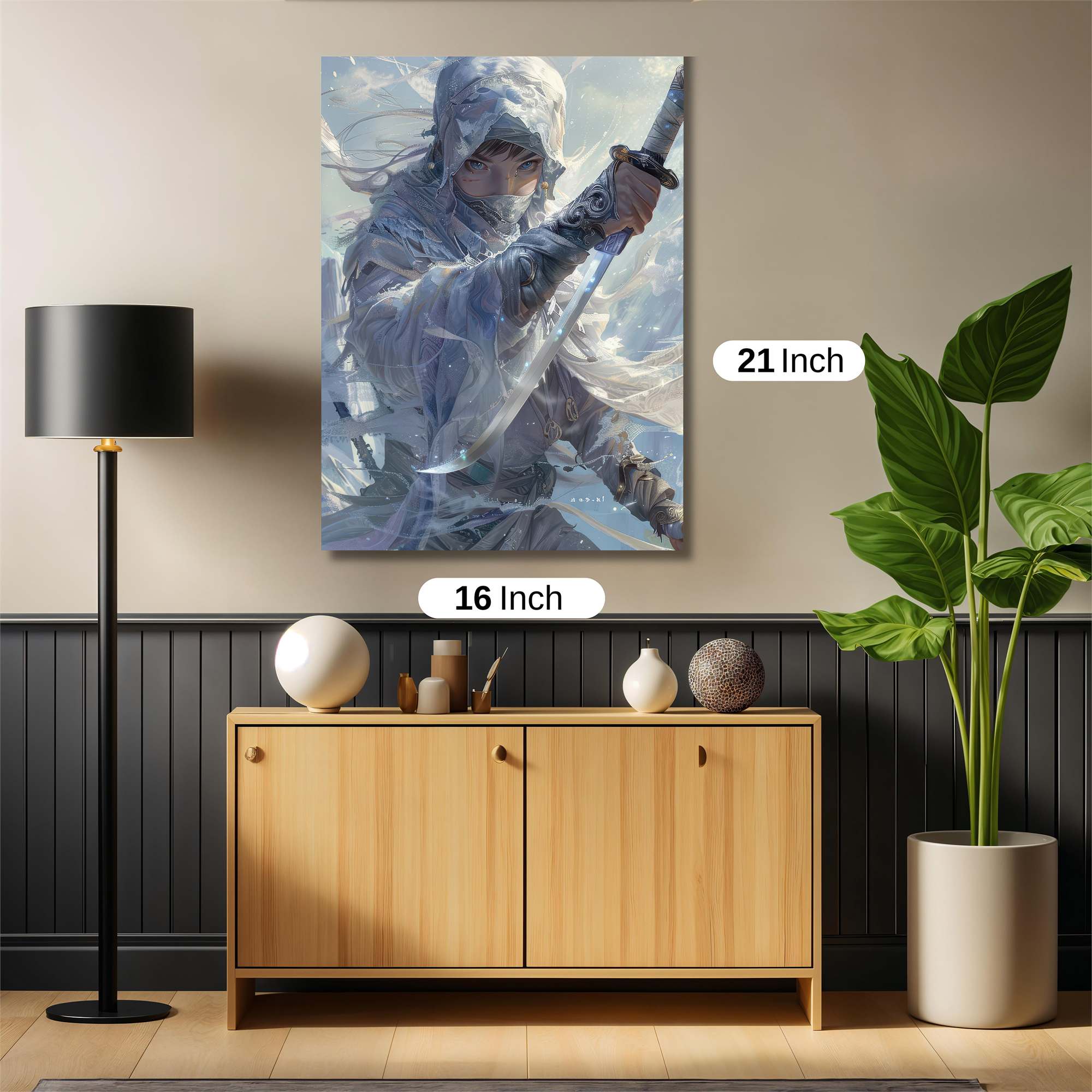 Snow Ninja Safe Wall Magnetic / M