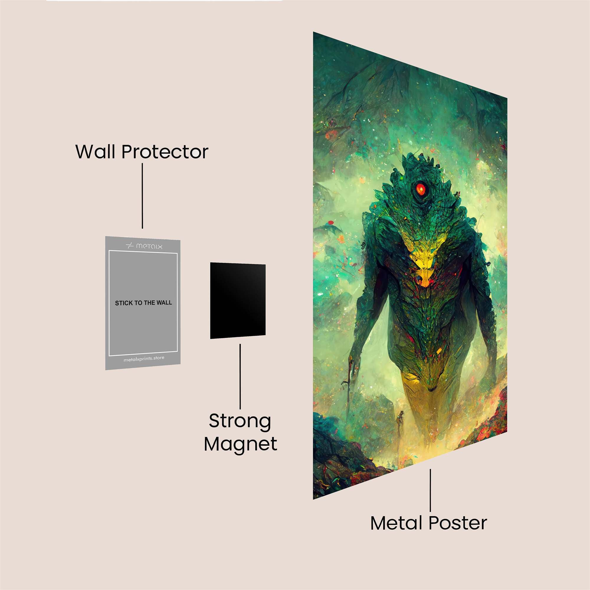 Cyclops Enigma Safe Wall Magnetic / M