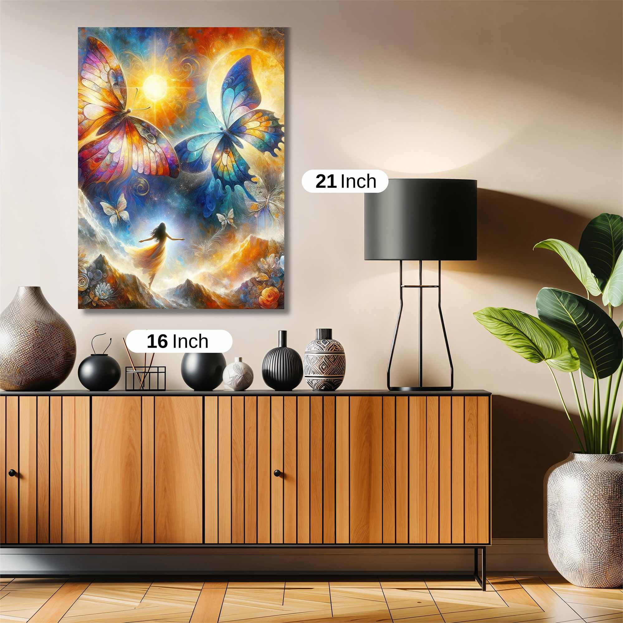 Butterfly Dreamscape Safe Wall Magnetic / M