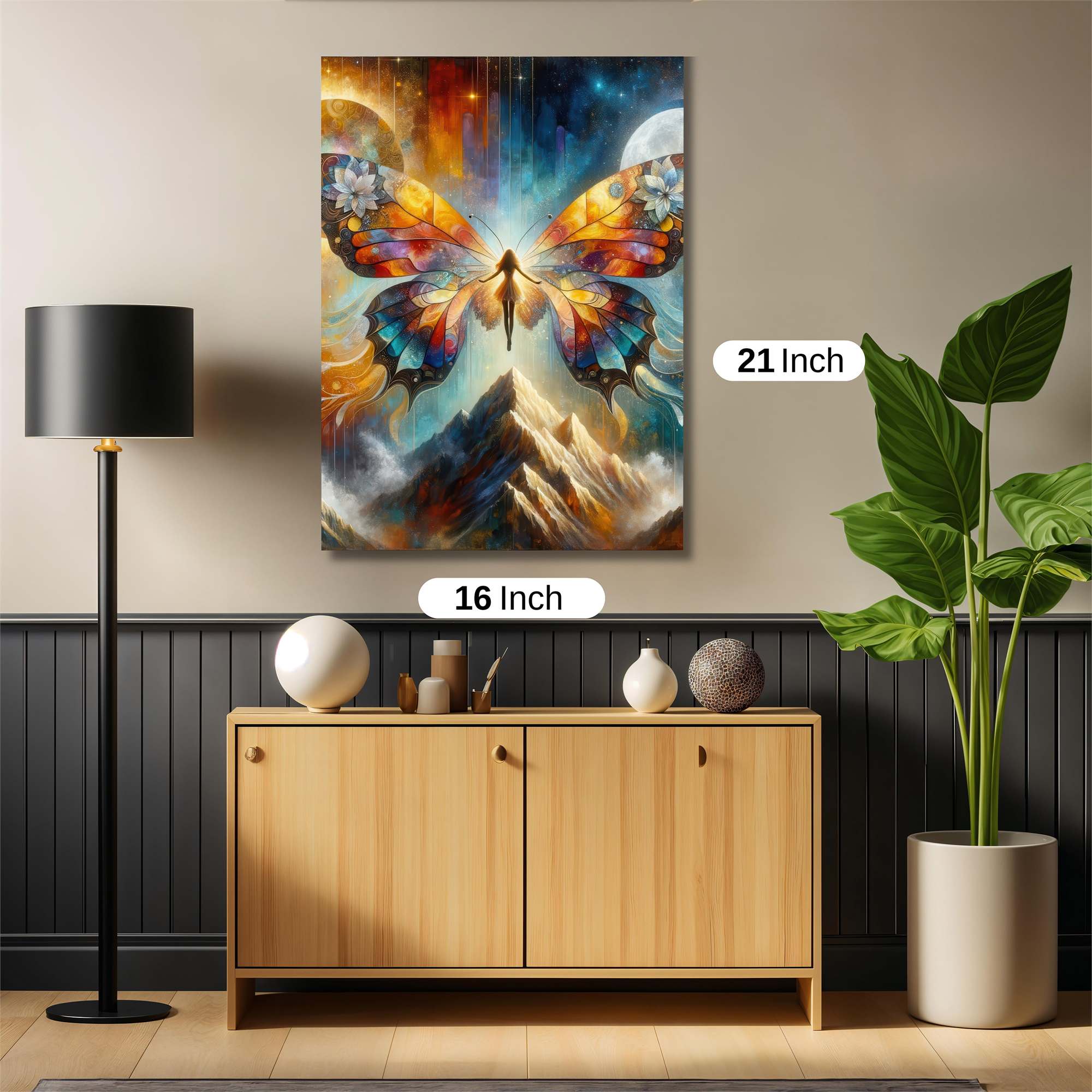 Butterfly Serenity Safe Wall Magnetic / M