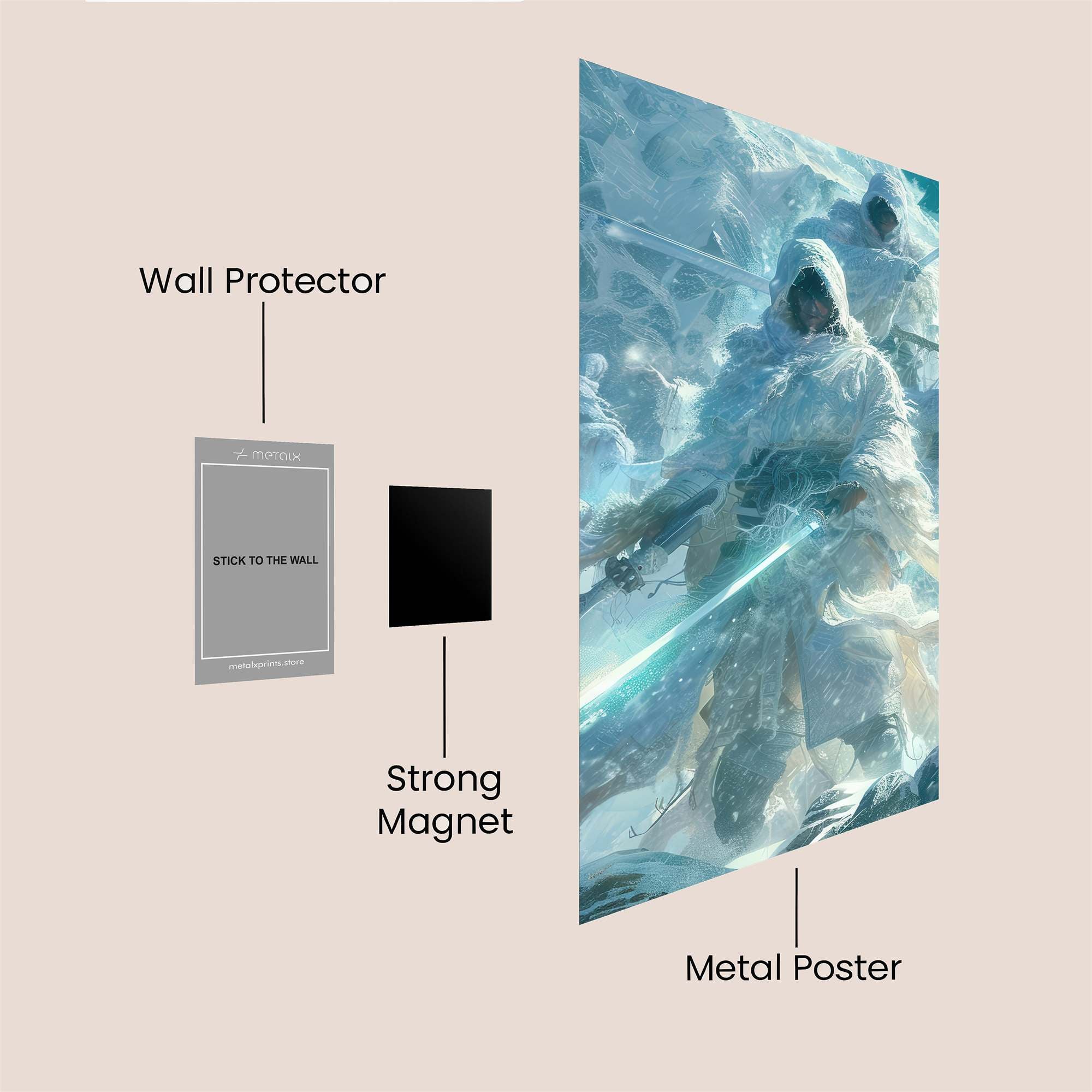 Snow Warriors Safe Wall Magnetic / M