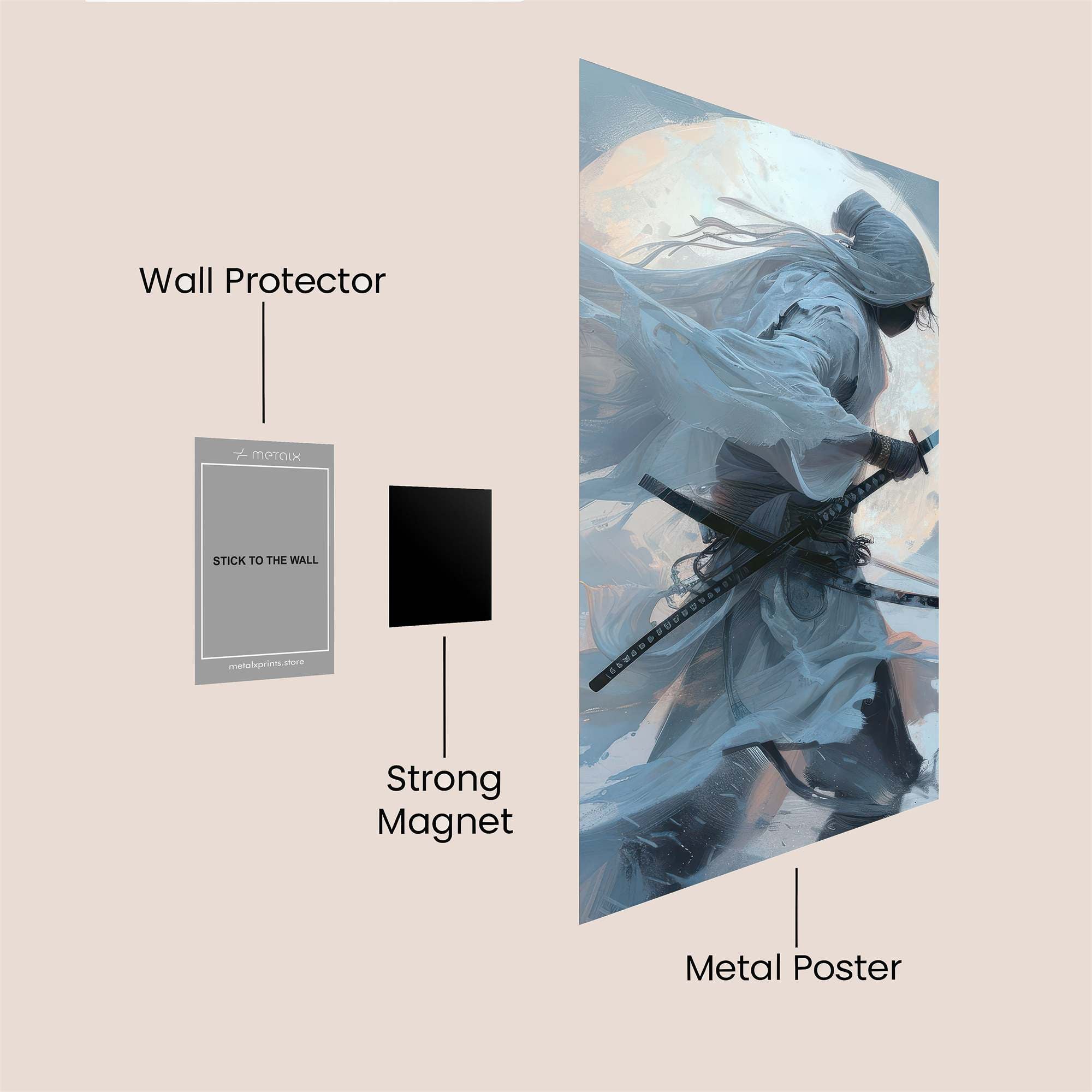 Samurai Serenity Safe Wall Magnetic / M