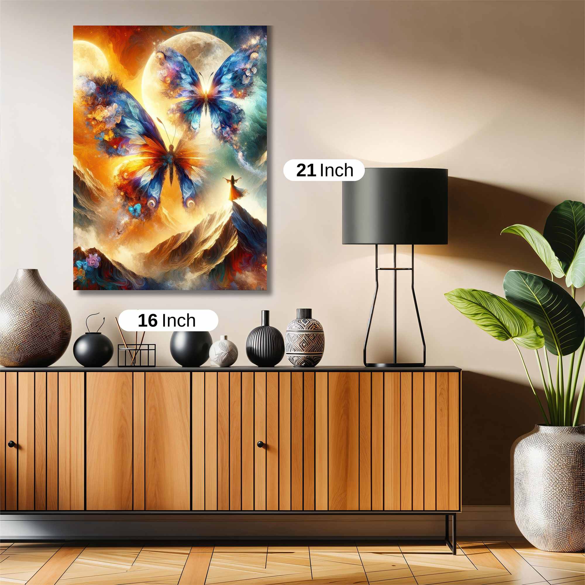 Butterfly Dreamscape Safe Wall Magnetic / M