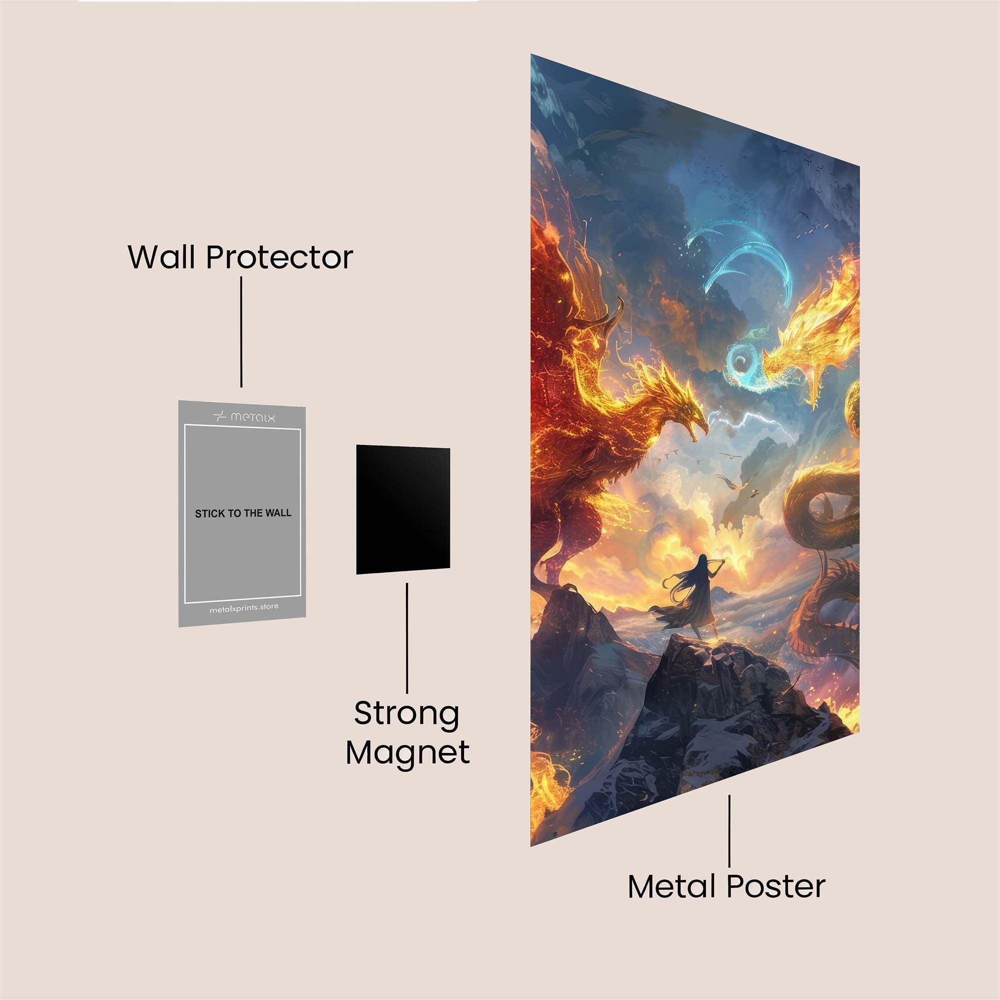 PhoenixRage Safe Wall Magnetic / M