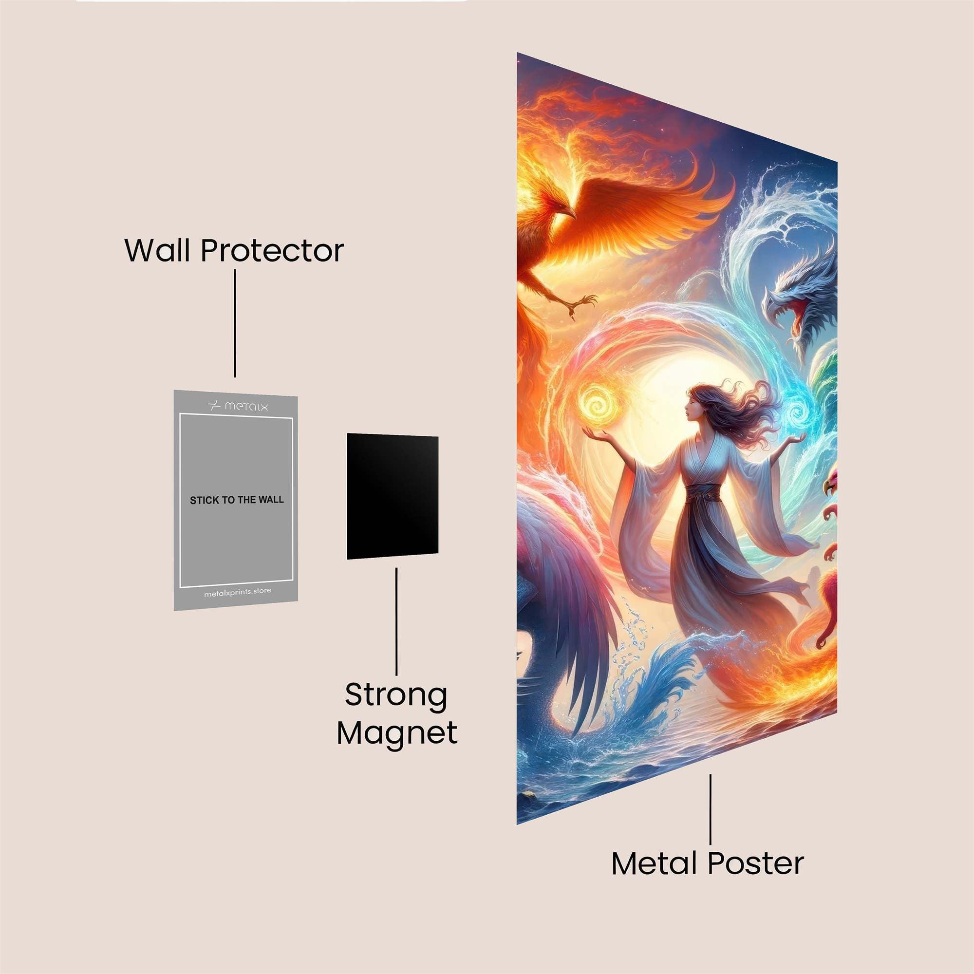 Phoenix Harmony Safe Wall Magnetic / M