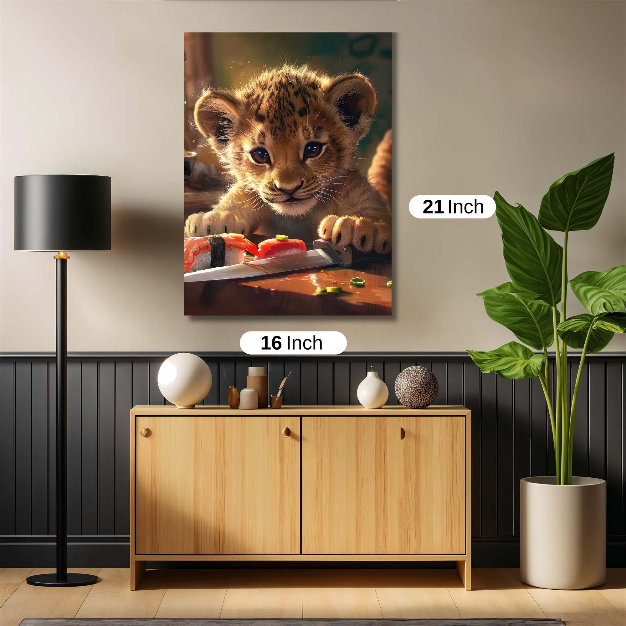 Cub Curious Safe Wall Magnetic / M