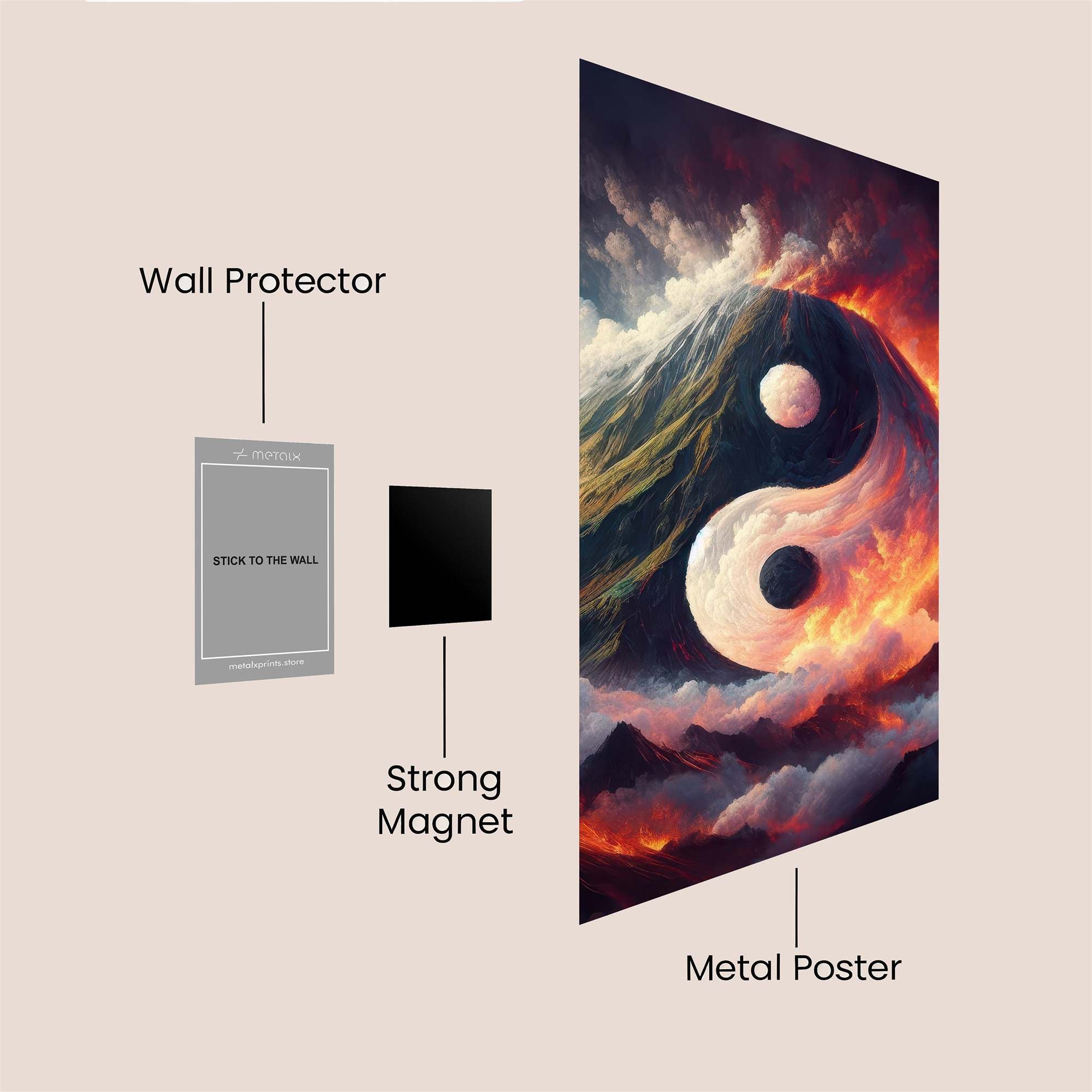 YinYang Harmony Safe Wall Magnetic / M