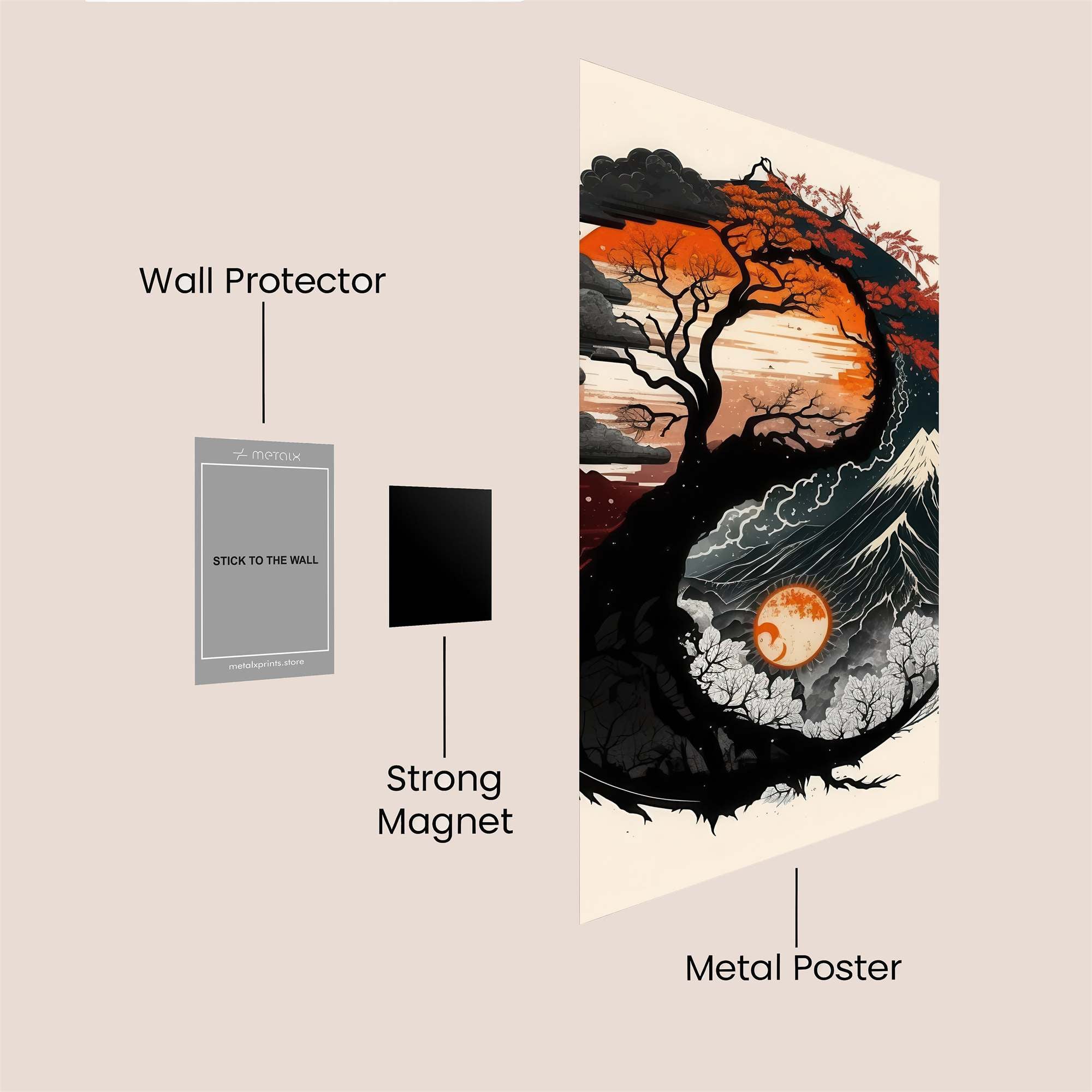 YinYang Serenity Safe Wall Magnetic / M