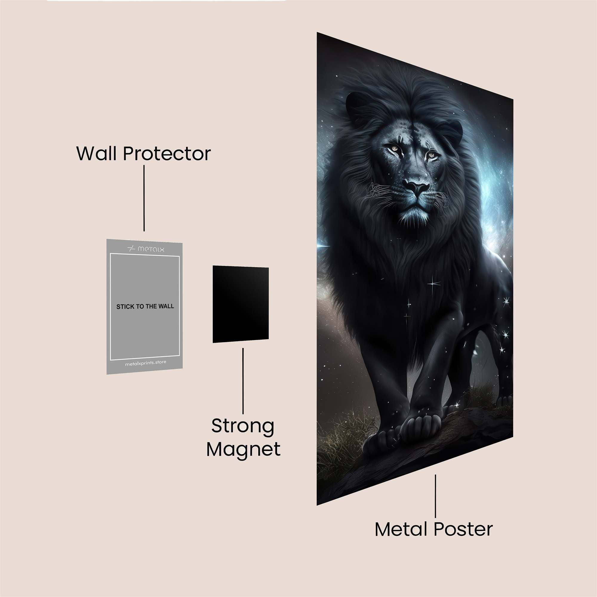 Cosmic Majesty Safe Wall Magnetic / M