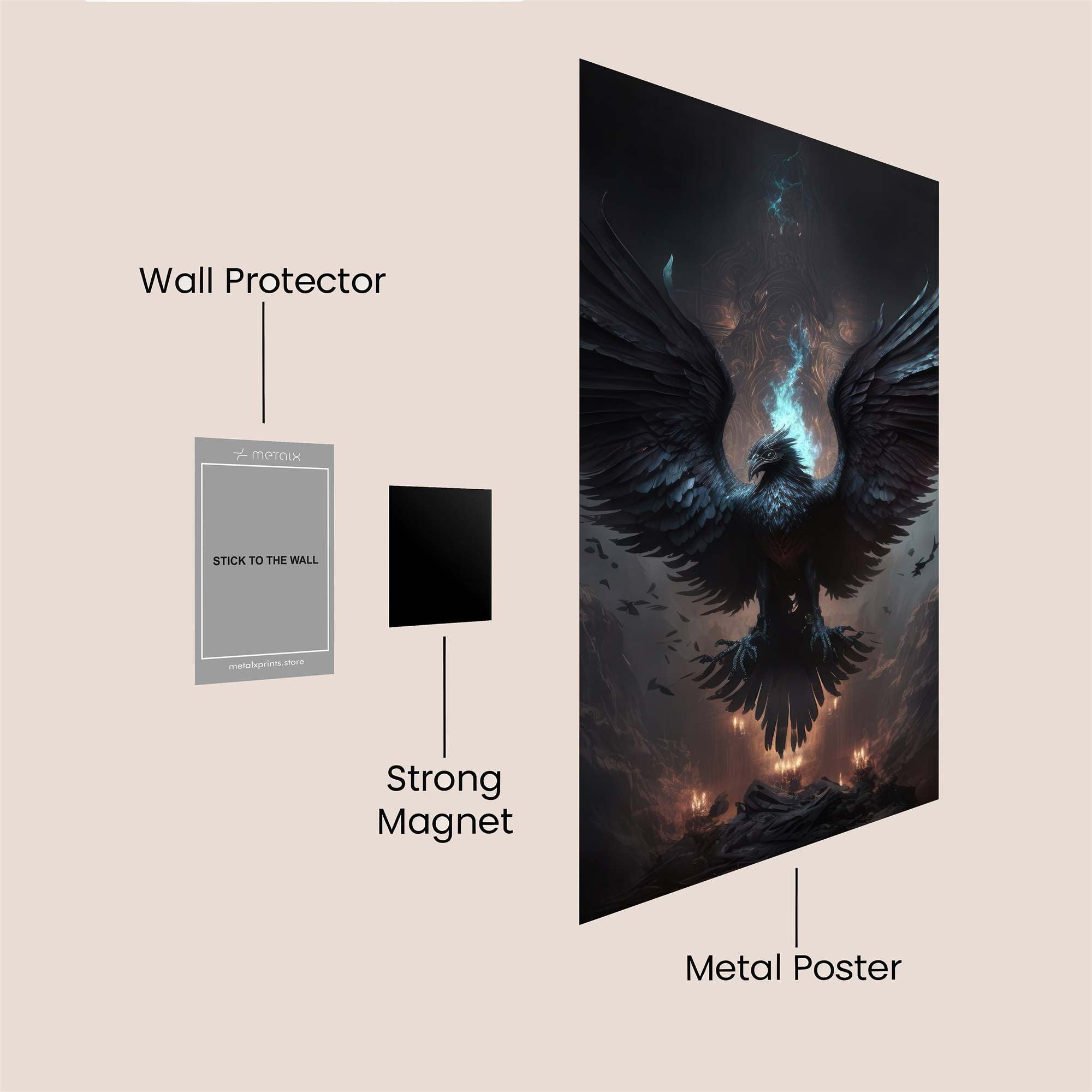 Phoenix Ascend Safe Wall Magnetic / M