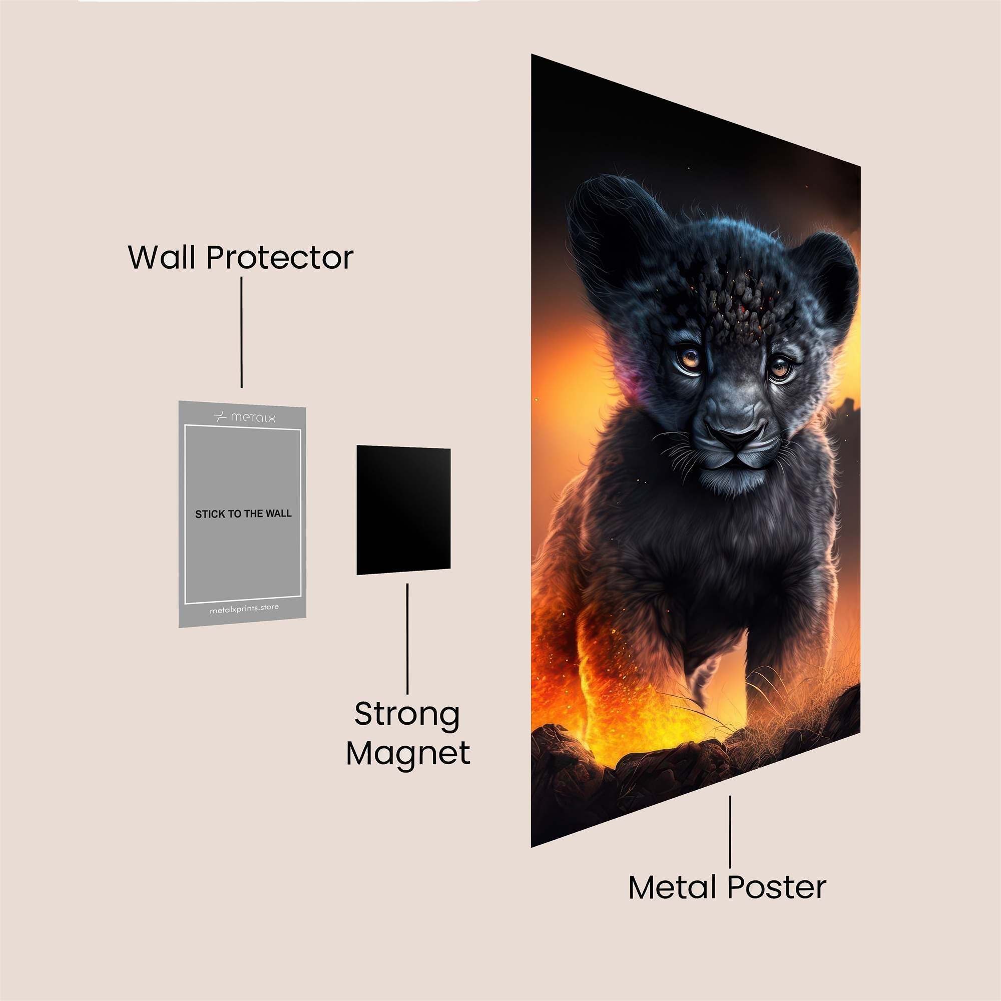 Cub Radiance Safe Wall Magnetic / M