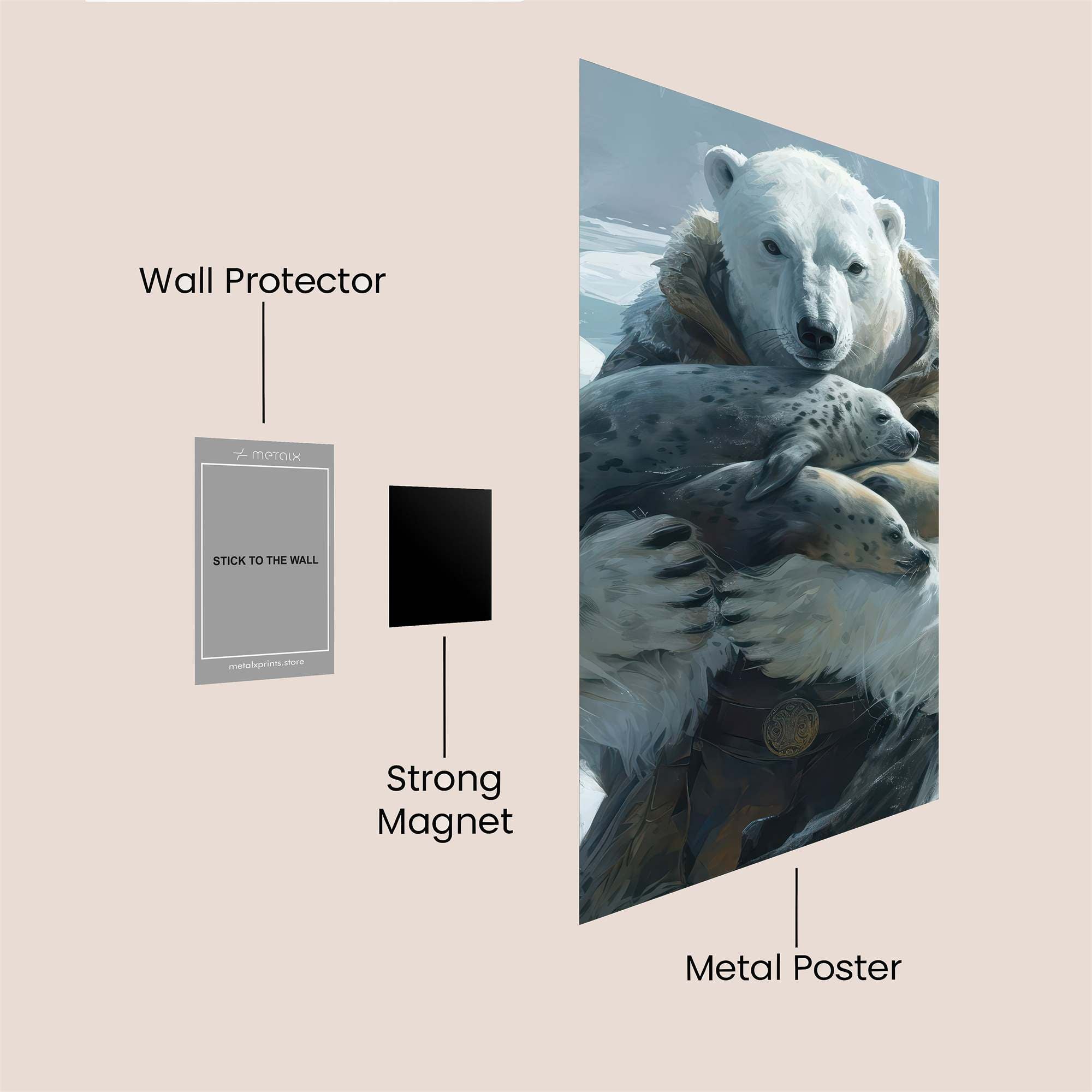 Polar Guardian Safe Wall Magnetic / M