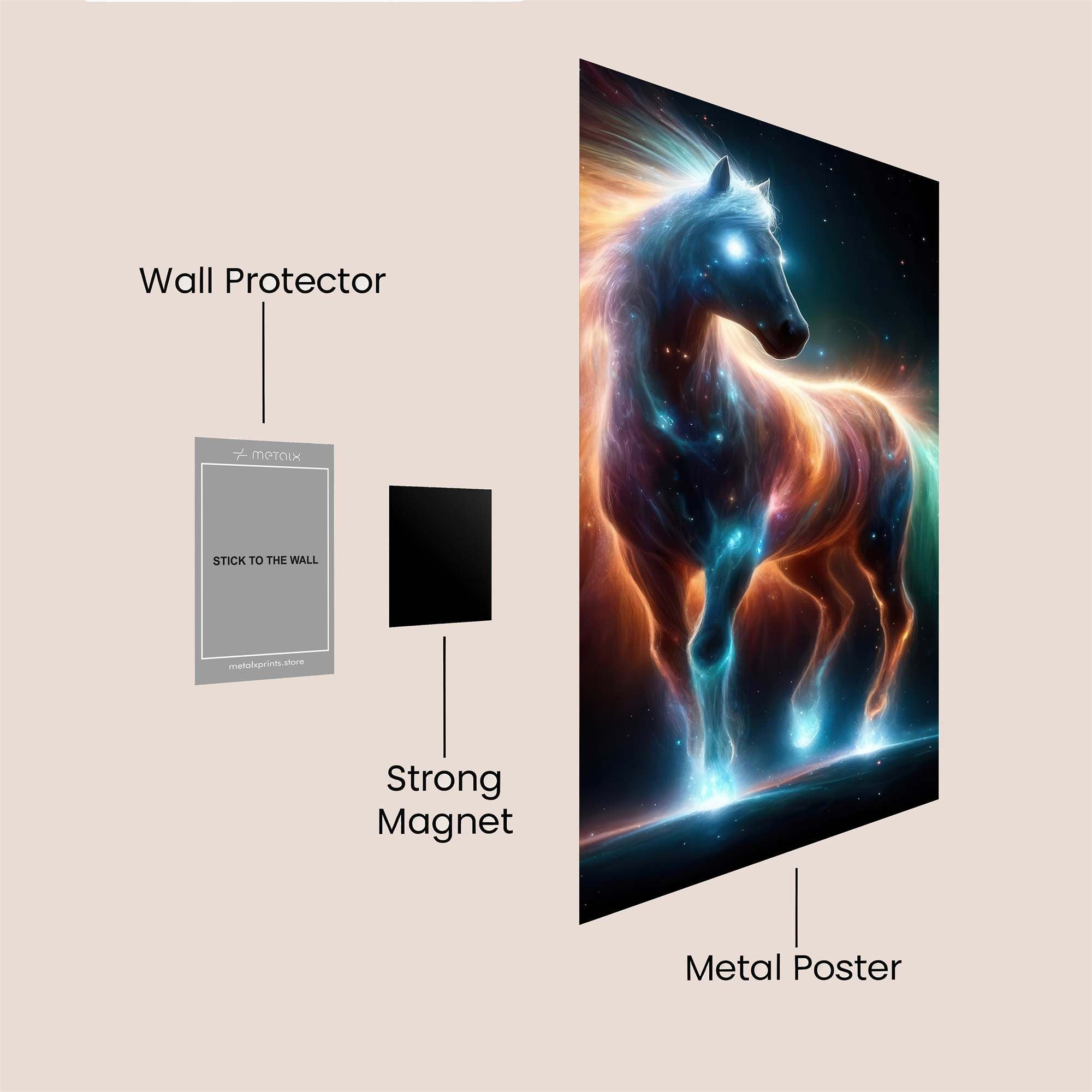 Cosmic Serenity Safe Wall Magnetic / M