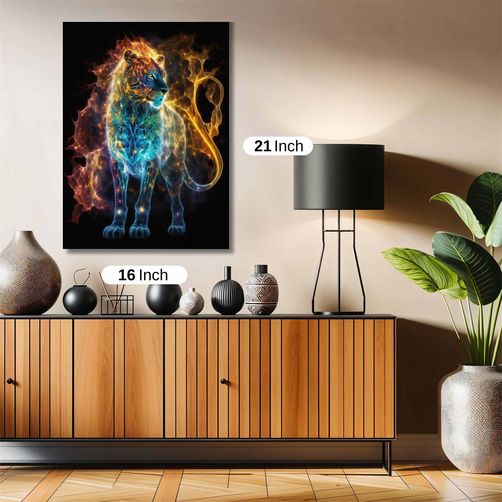 Lion Blaze Safe Wall Magnetic / M