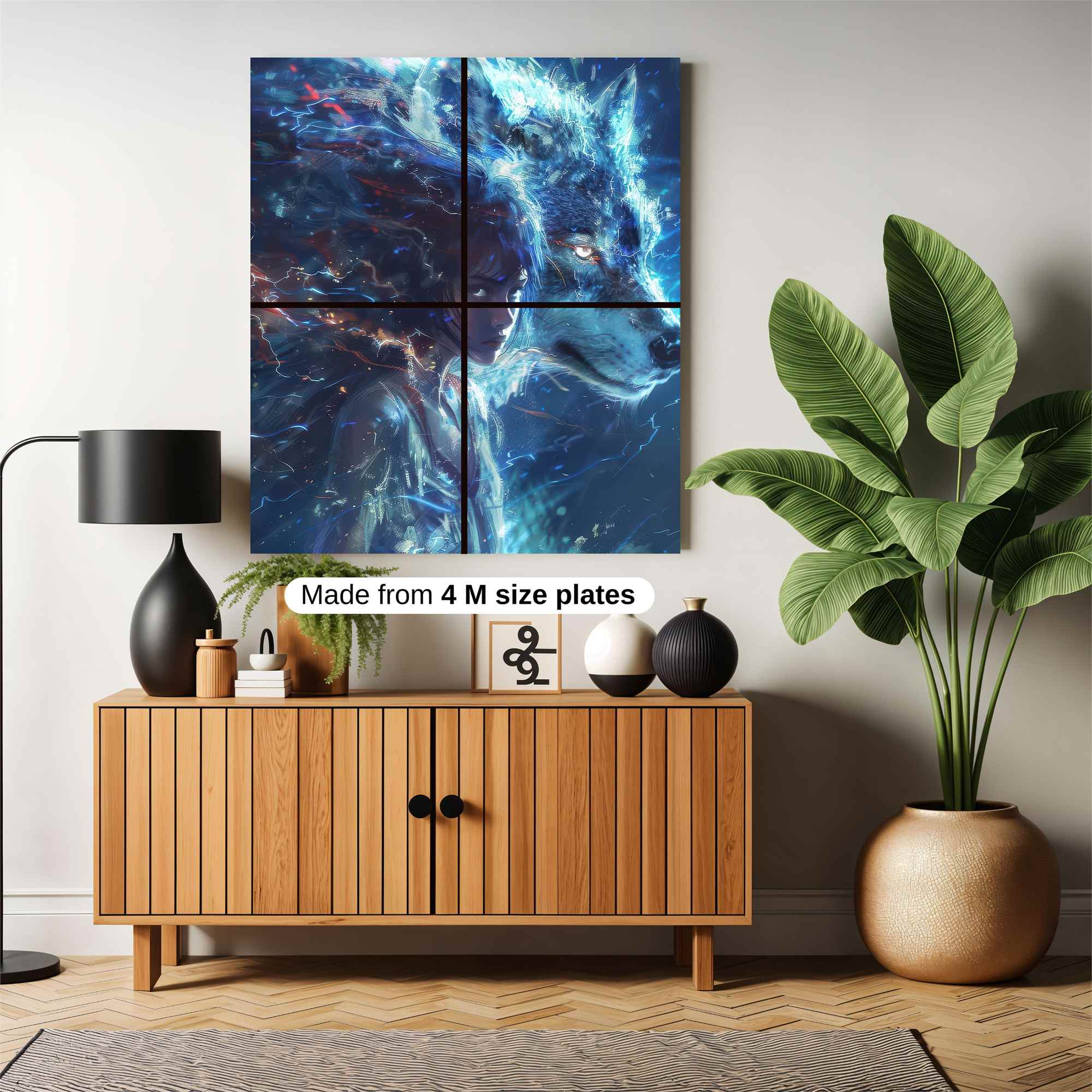 Wolf Spirit Safe Wall Magnetic / M