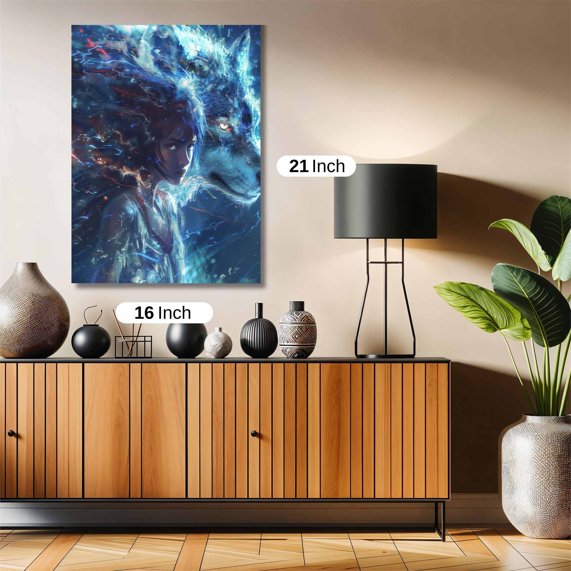 Wolf Spirit Safe Wall Magnetic / M