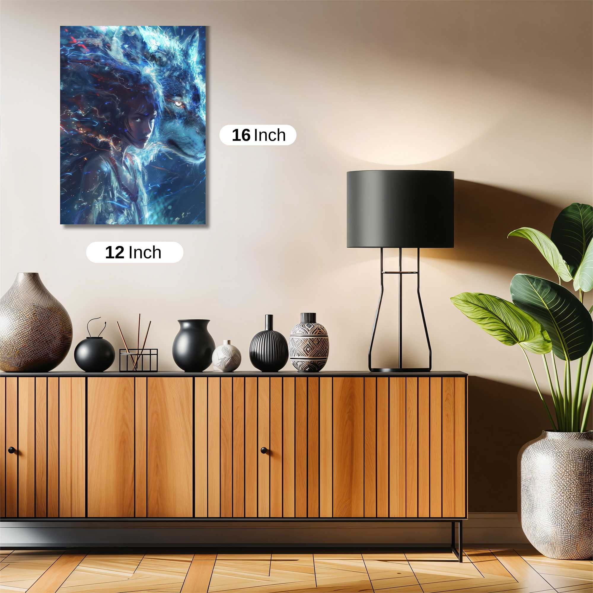 Wolf Spirit Safe Wall Magnetic / M