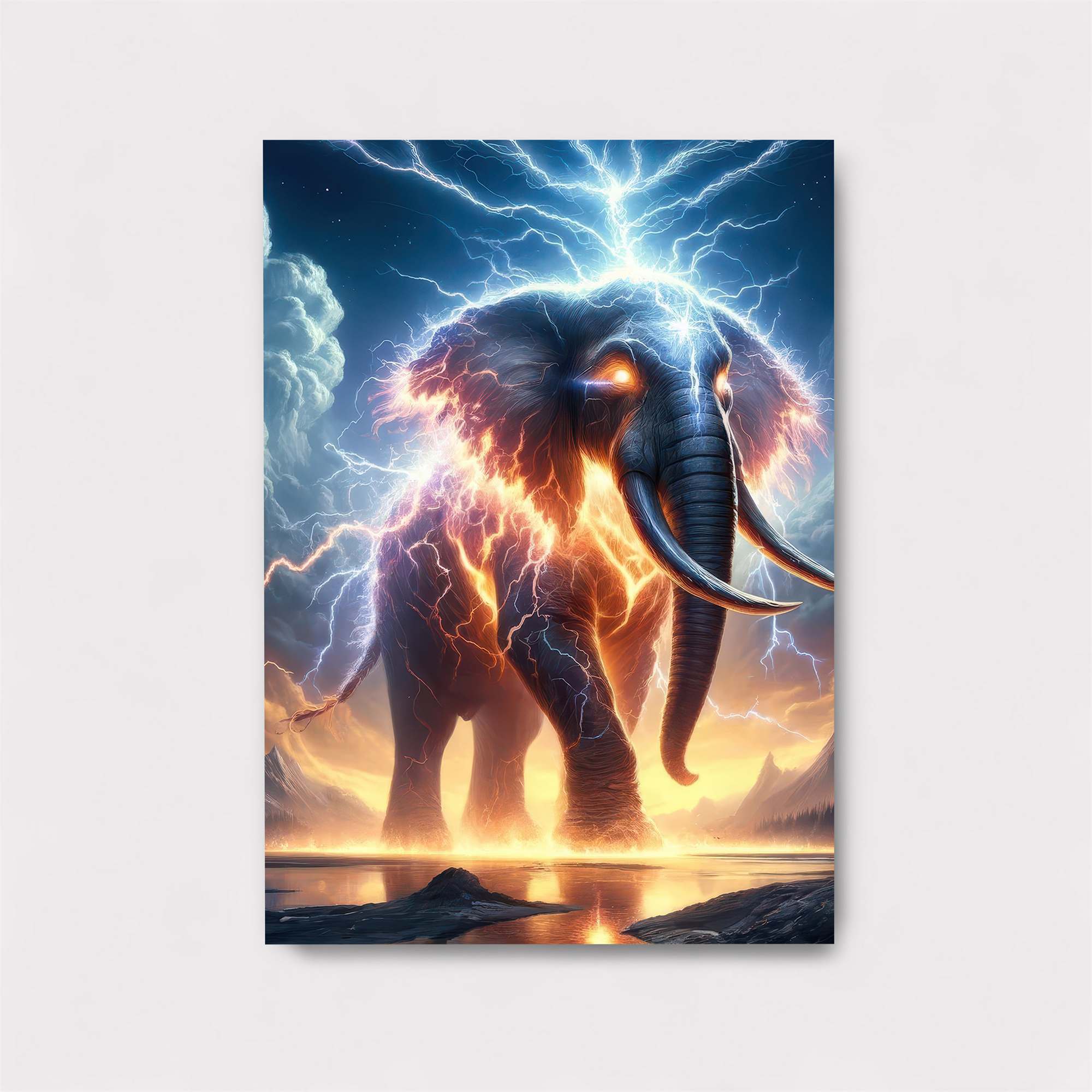Elephant Storm Safe Wall Magnetic / M