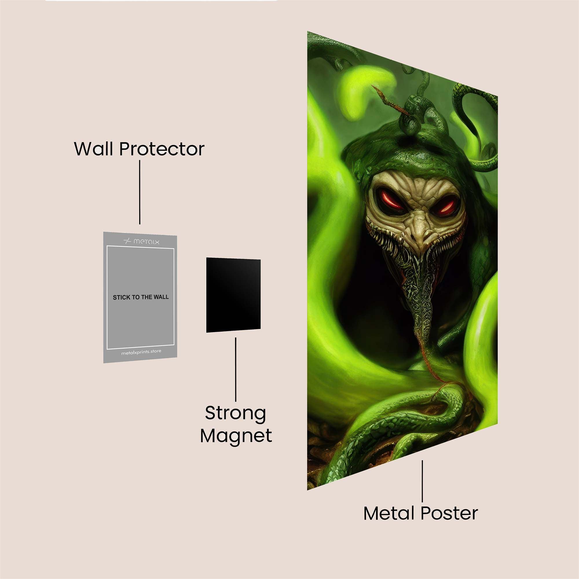 Serpent Dread Safe Wall Magnetic / M