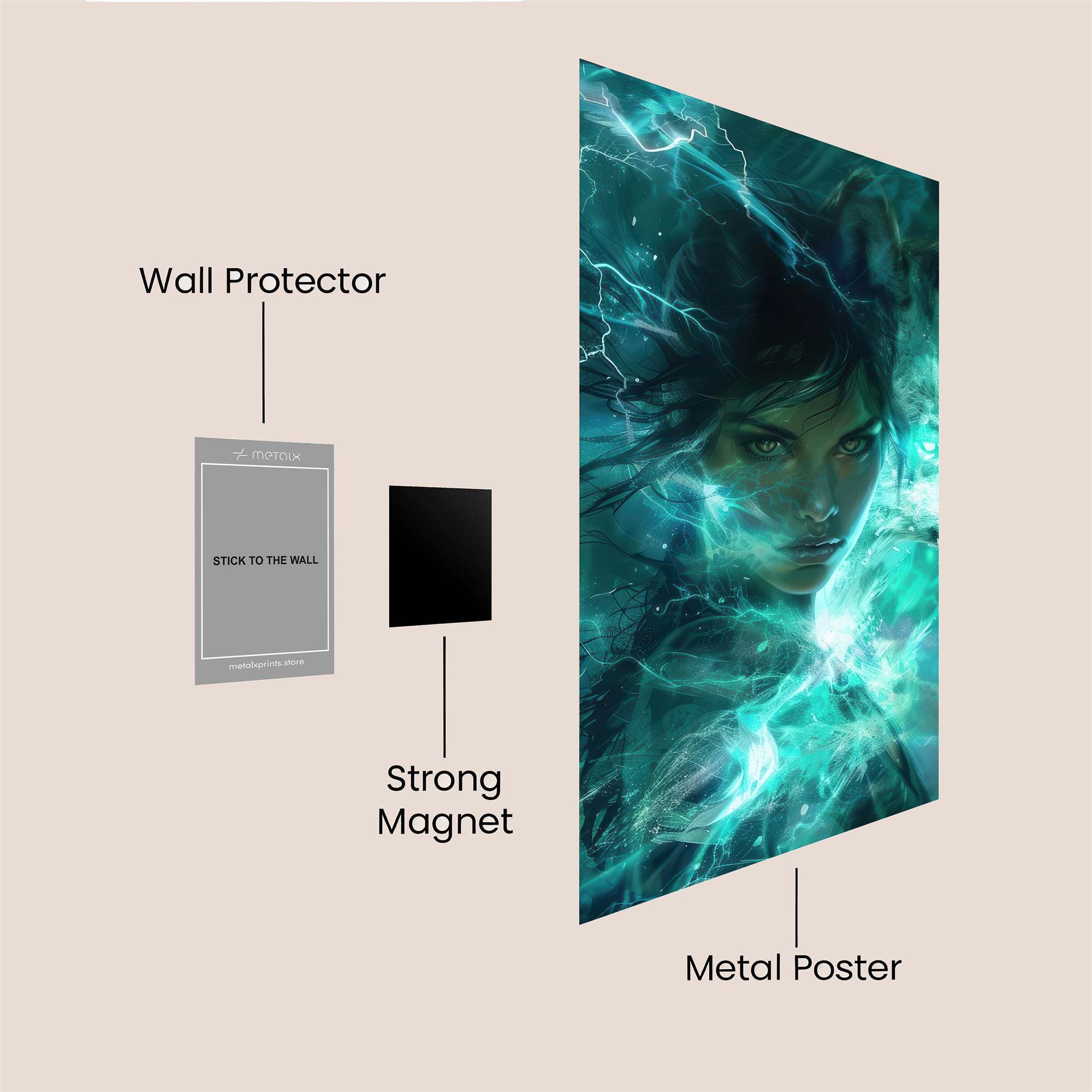 Wolf Whisper Safe Wall Magnetic / M