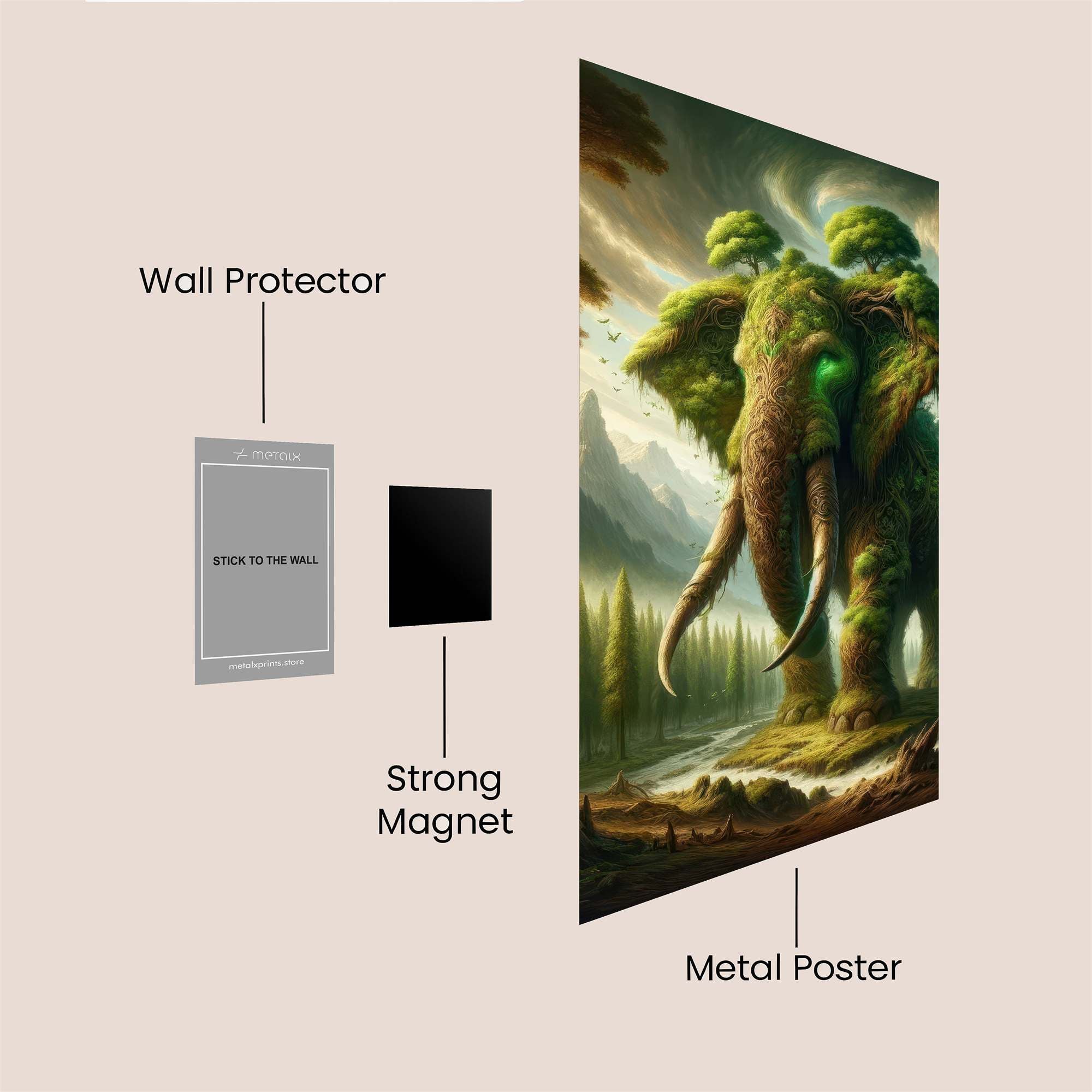 Forest Guardian Safe Wall Magnetic / M