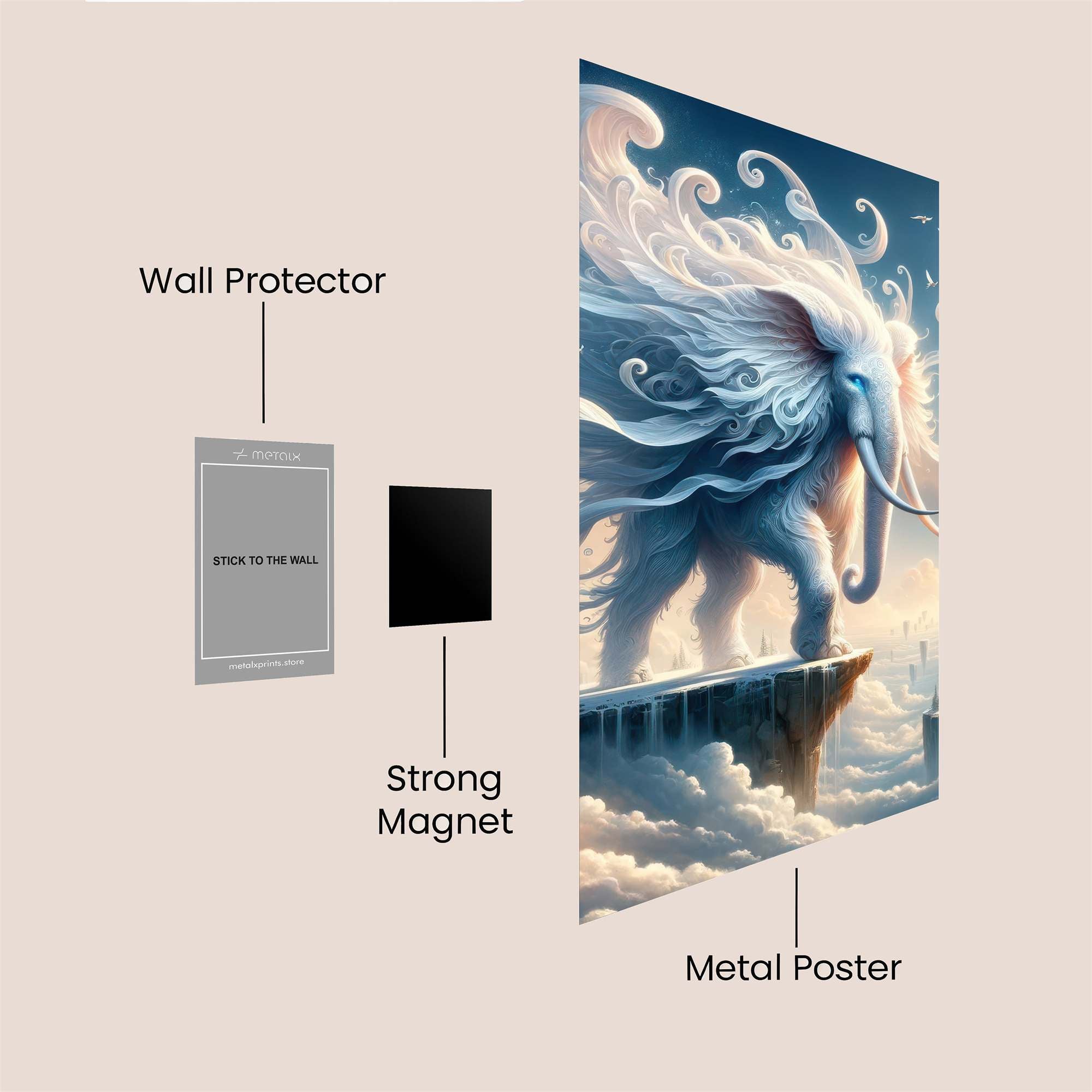 Mystic Guardian Safe Wall Magnetic / M